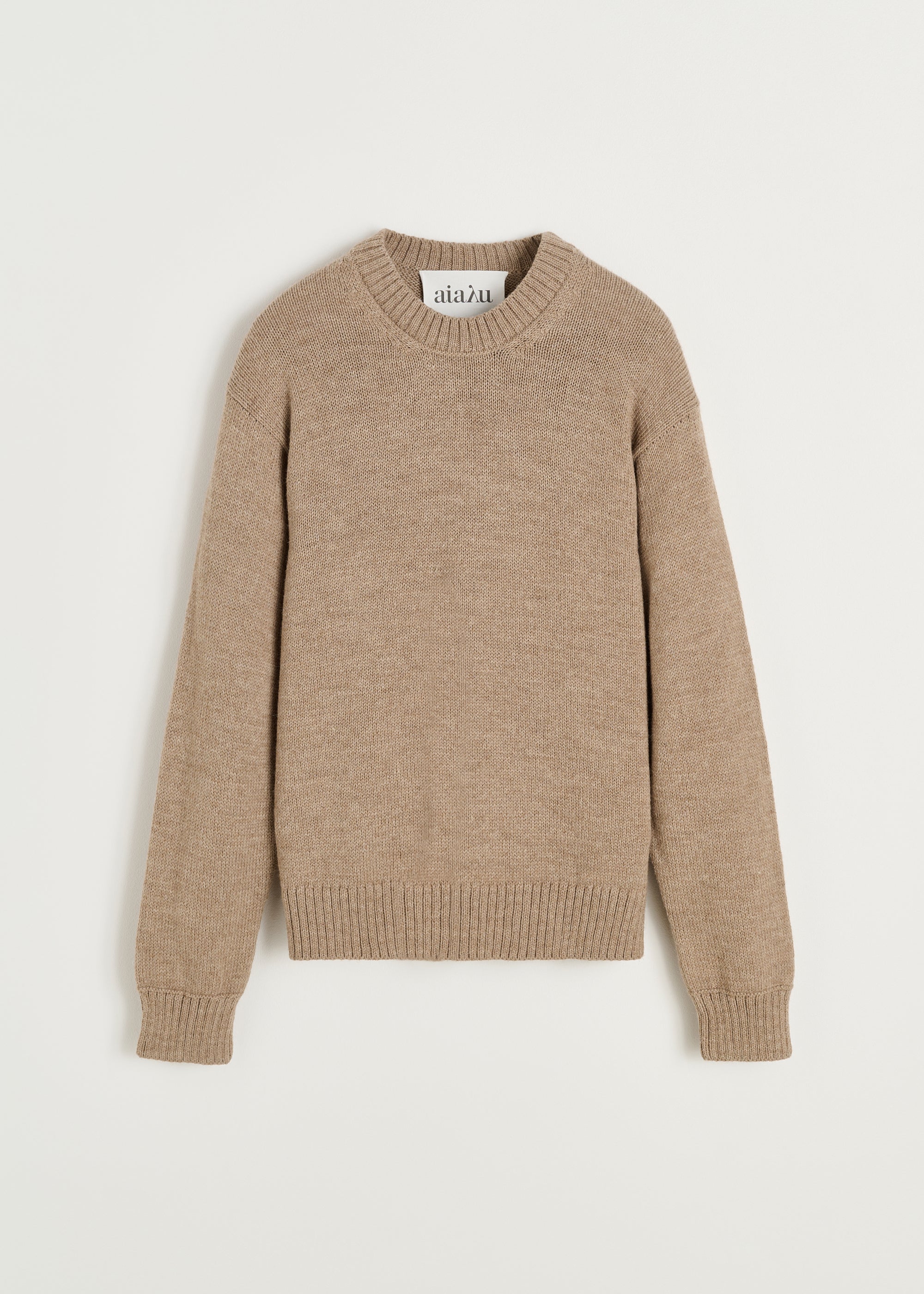 Highland saga sweater – highland wool | Pure Almond Sweater aiayu