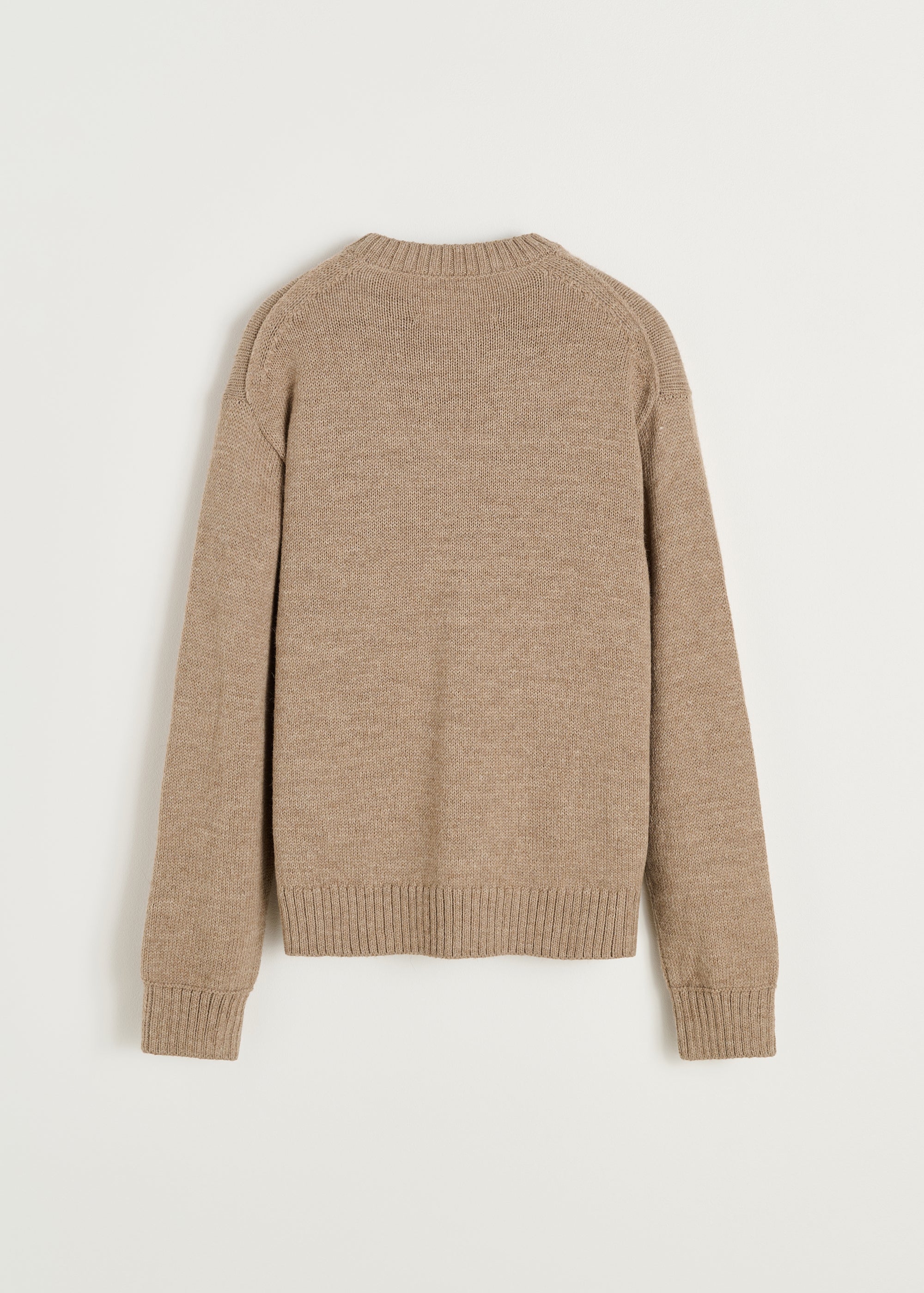 Highland saga sweater – highland wool | Pure Almond Sweater aiayu