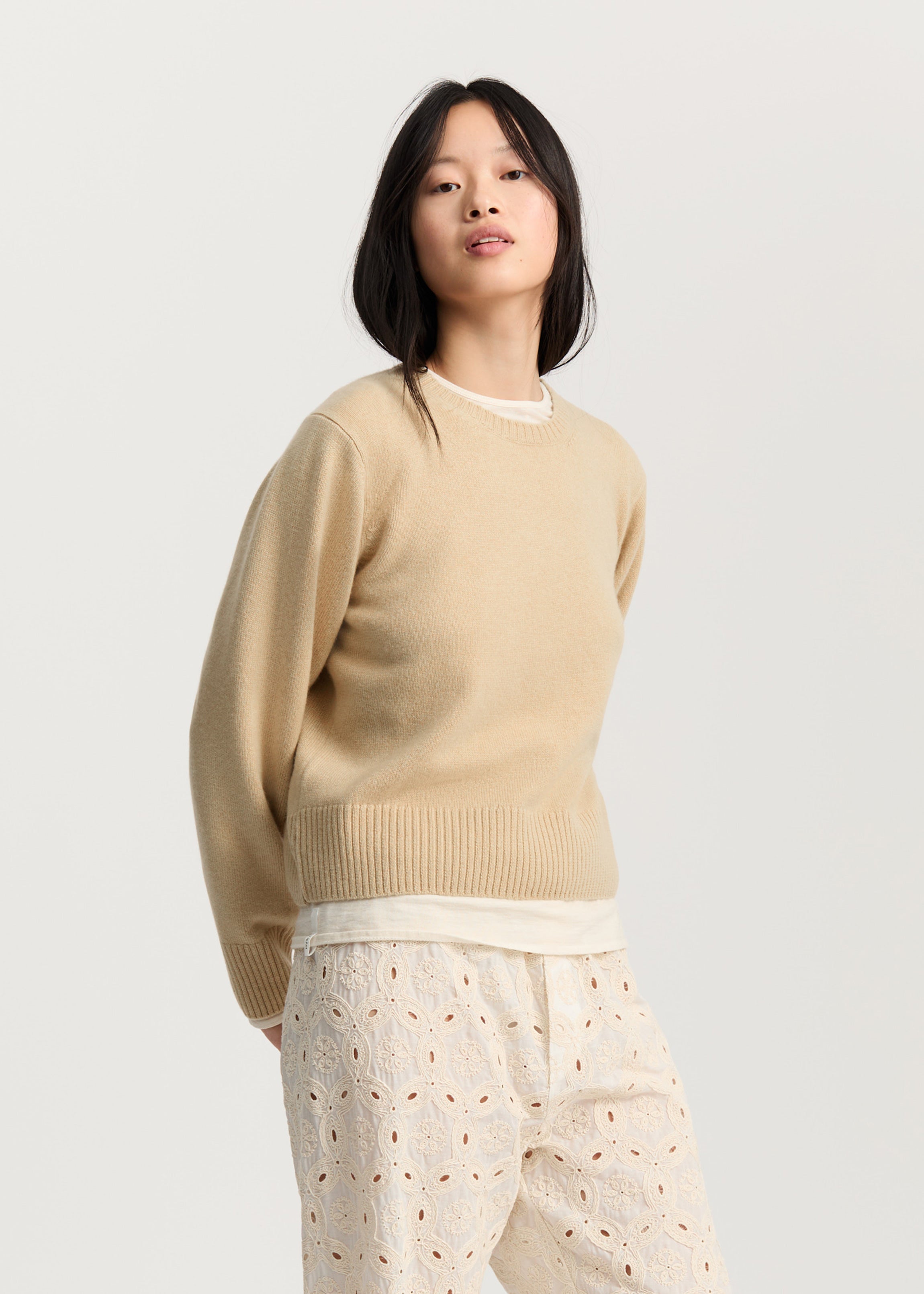 Inga sweater – pure cashmere | Corn Sweater aiayu