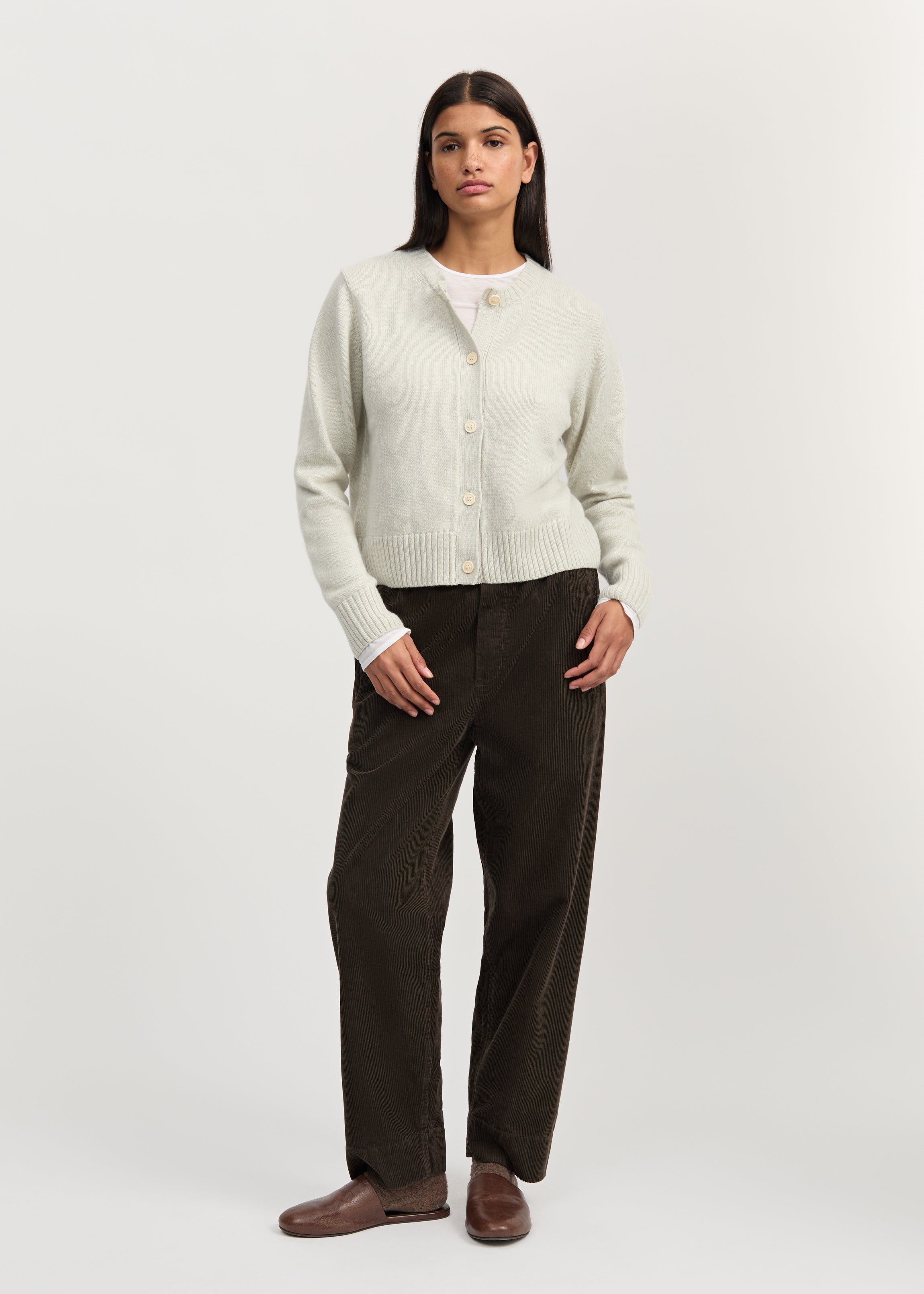 Ingolf cardigan – cashmere | Dove Mouline Cardigan aiayu