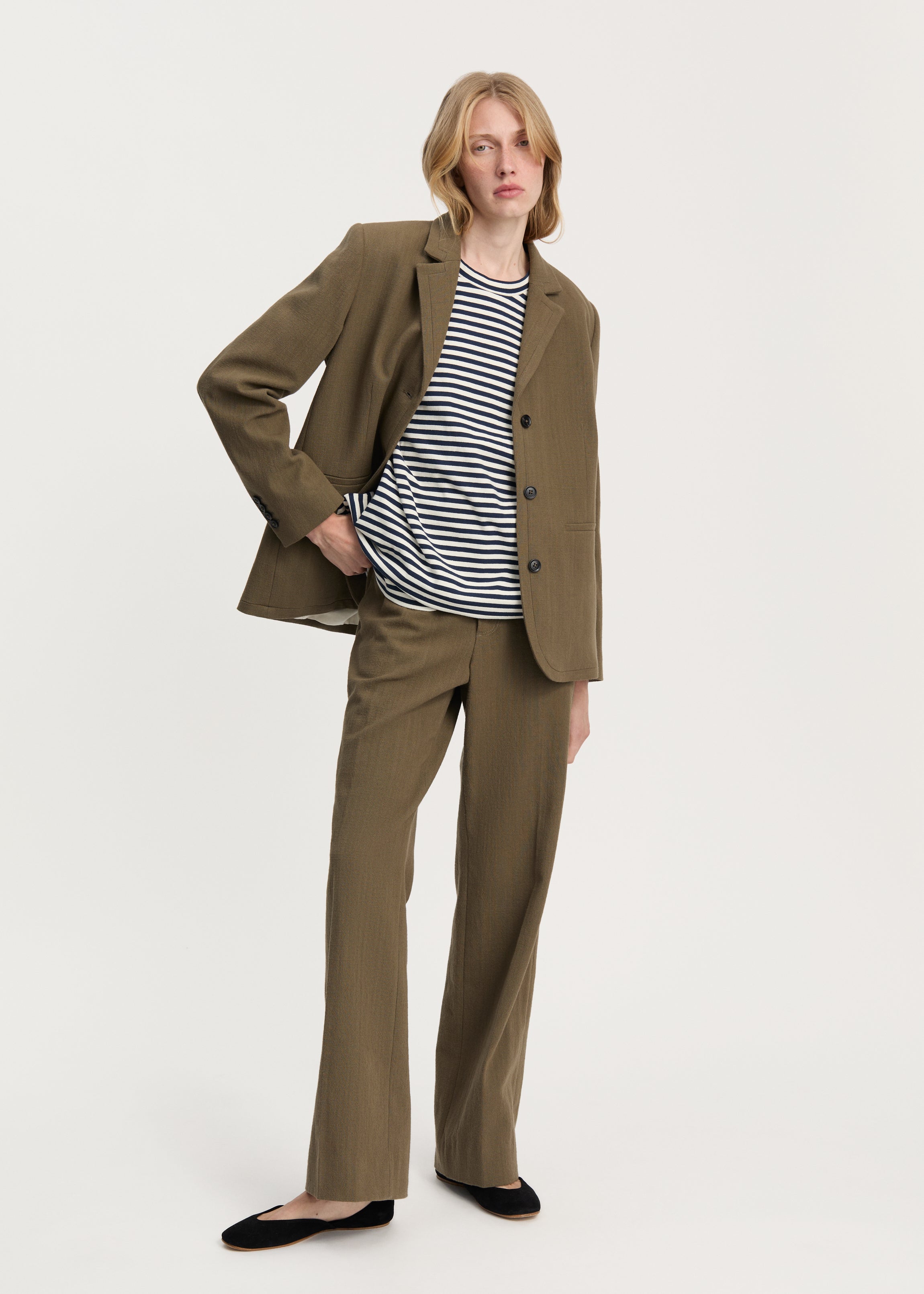 Jason blazer | Green Wood Jacket aiayu