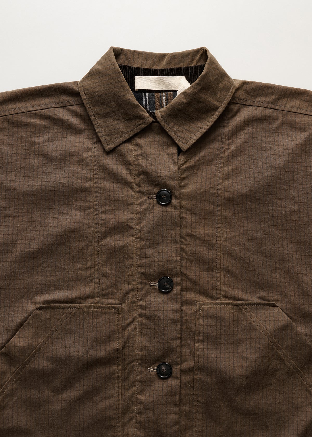 Jay coat ripstop – oilskin silkwax | Bark Coat aiayu