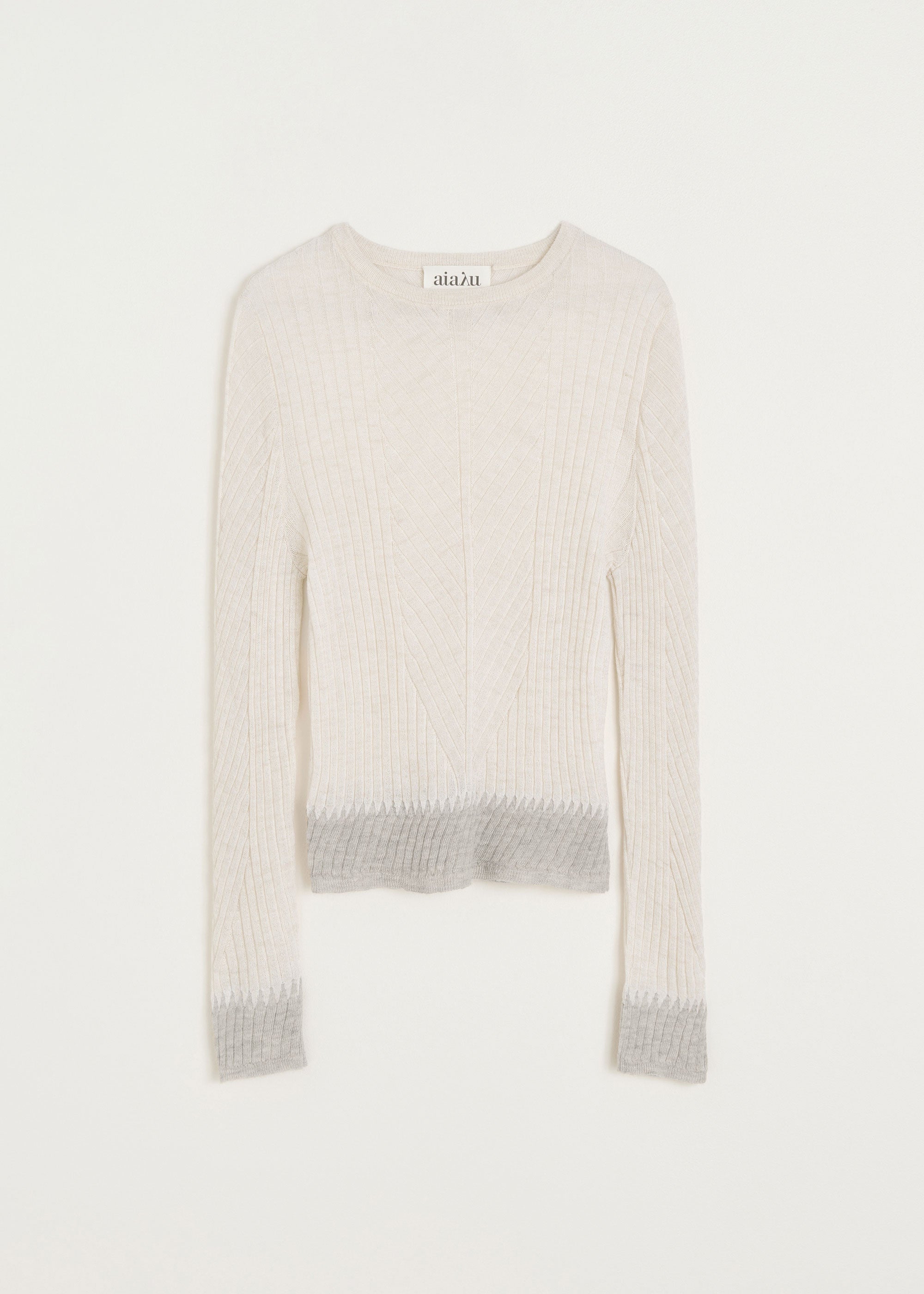 Jaya blouse – pure llama | Mix Albicant Sweater aiayu