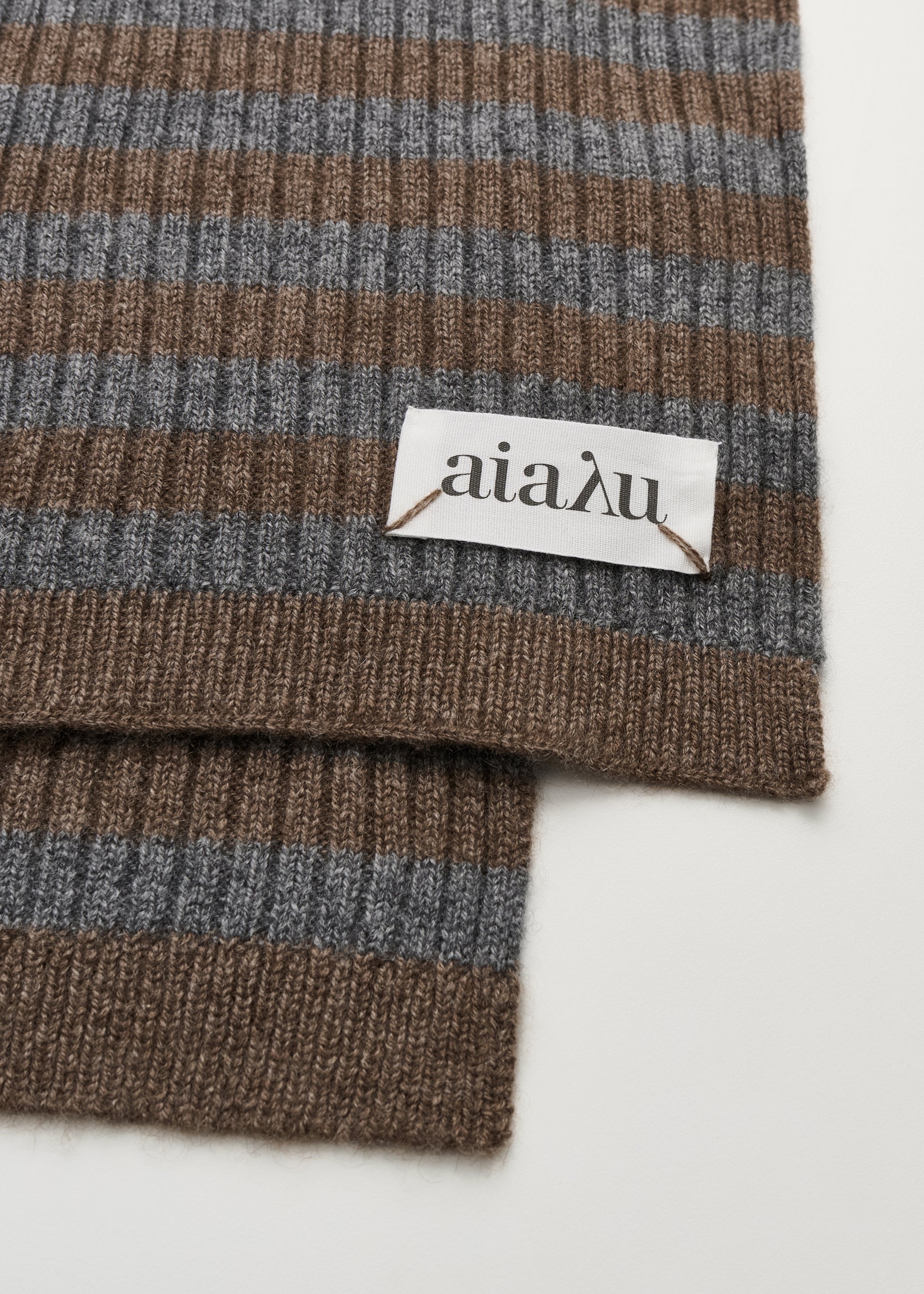 Jiles scarf – pure cashmere | Mix Grey Scarf aiayu