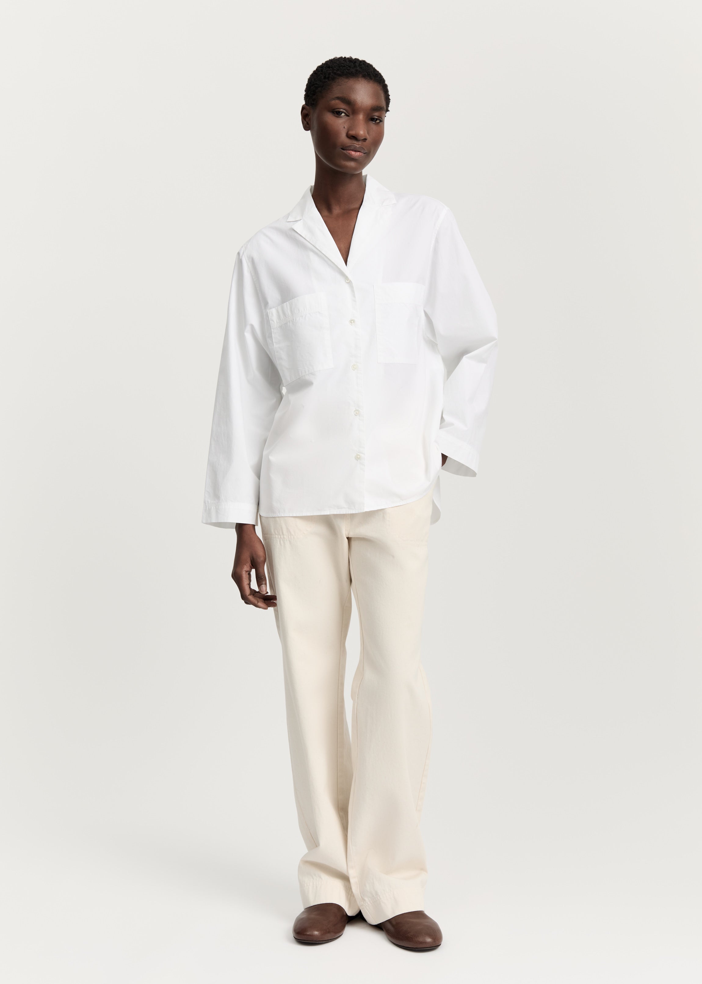 Jiro shirt | White Shirt Woven aiayu