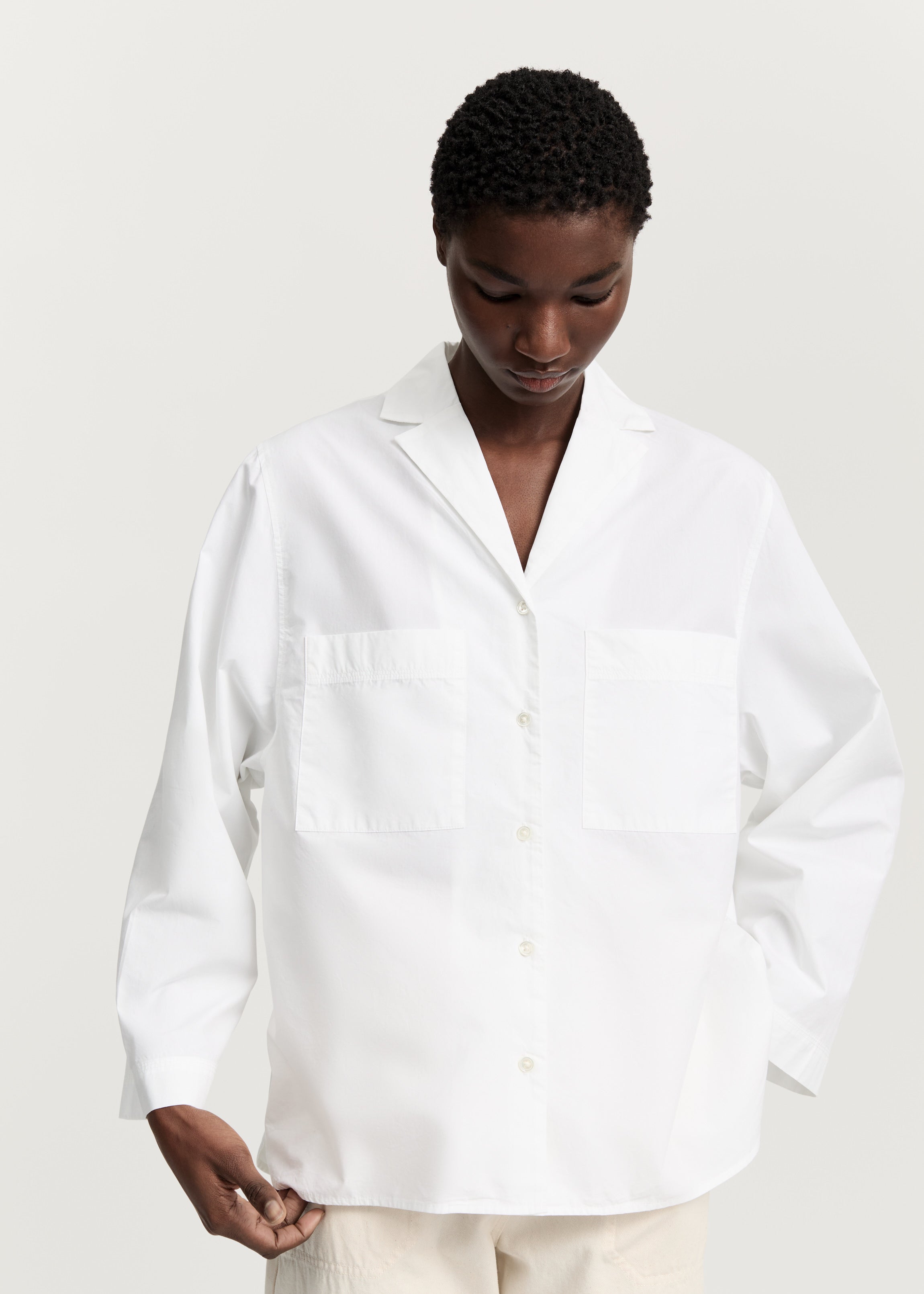 Jiro shirt | White Shirt Woven aiayu