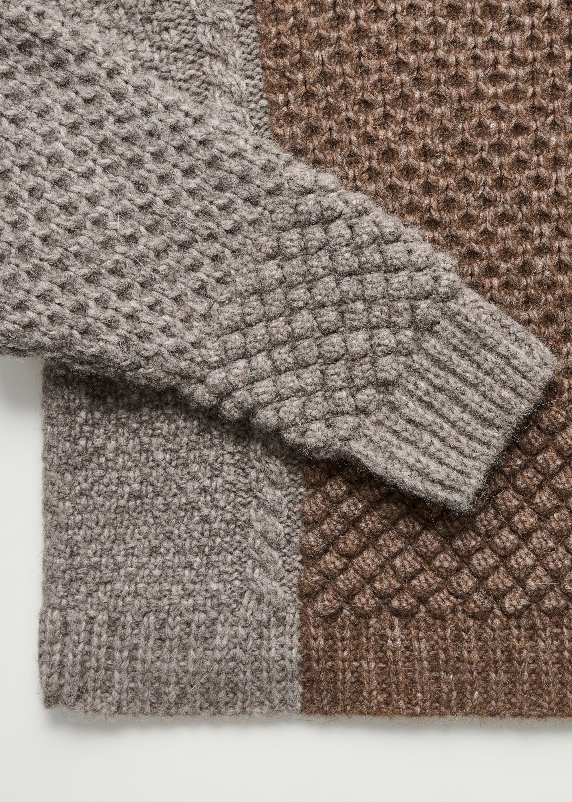 Justina sweater – llama wool | Mix Pure Grey Sweater aiayu