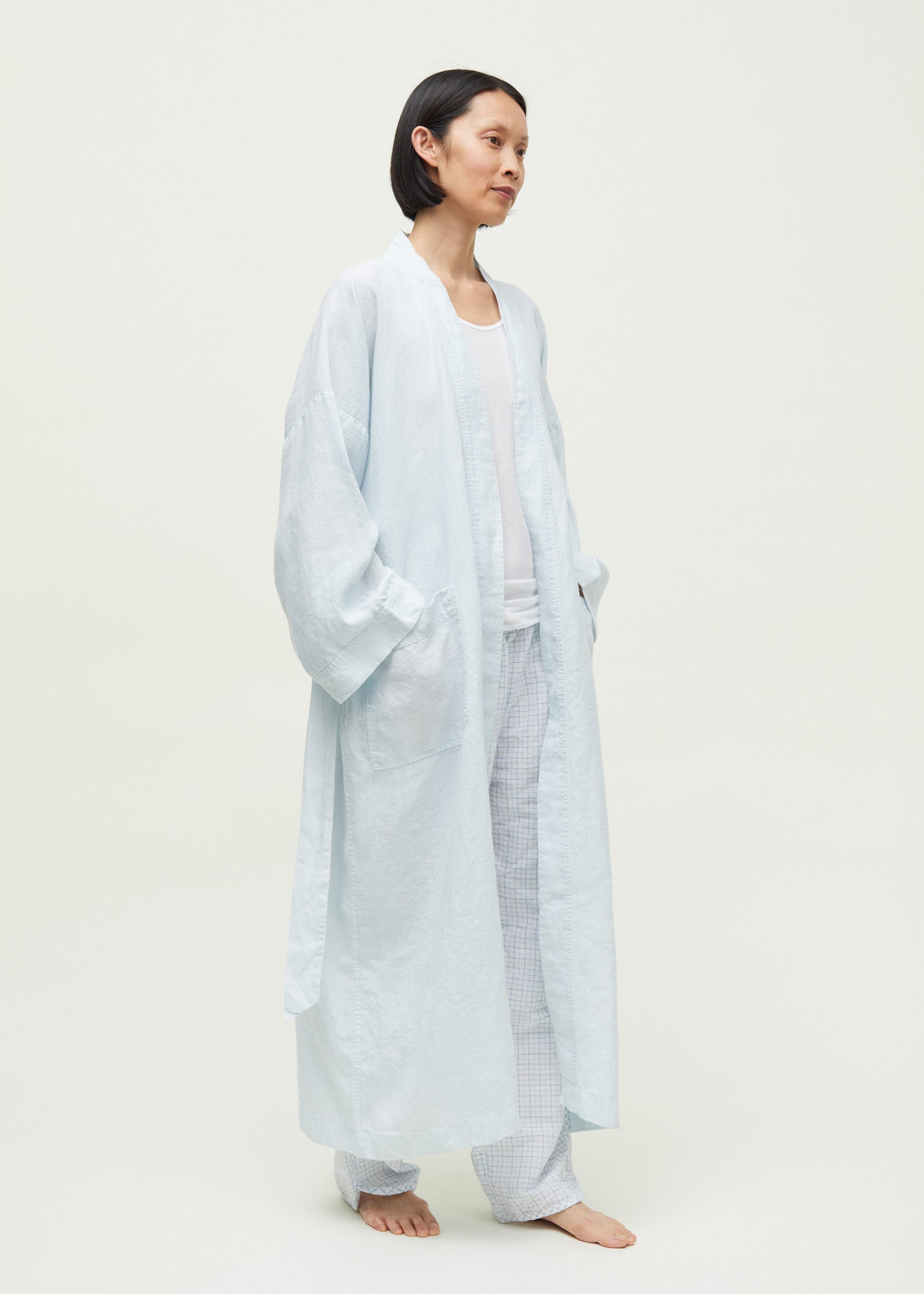 Kimono linen | Water Bathrobe aiayu
