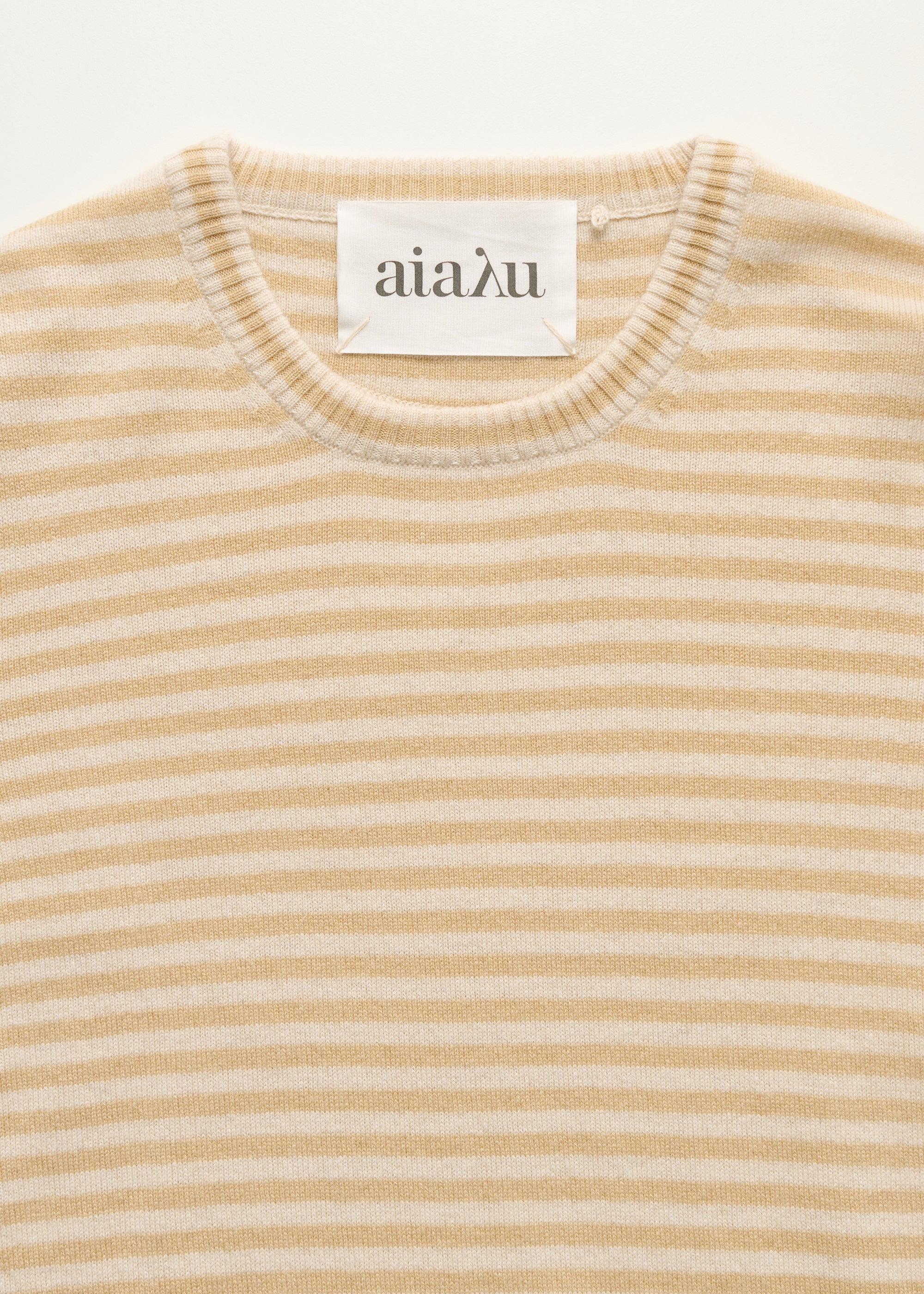 Leonardo sweater – pure cashmere | Mix Corn Sweater aiayu