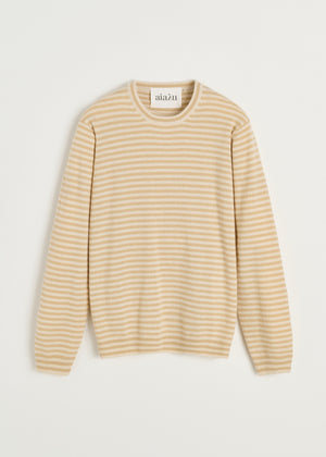 Leonardo sweater – pure cashmere | Mix Corn Sweater aiayu
