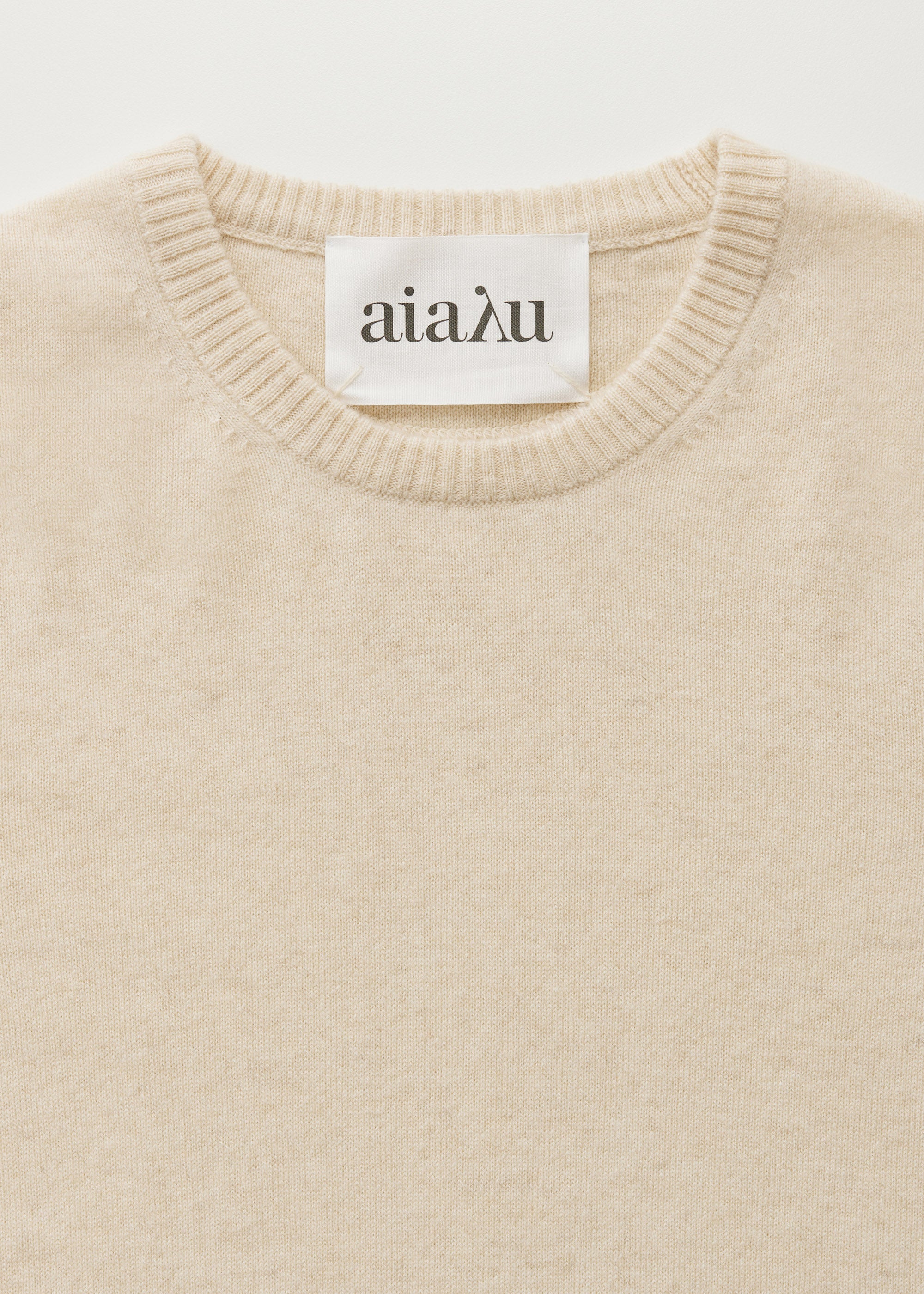 Leonardo sweater – pure cashmere | Pure Ecru Sweater aiayu