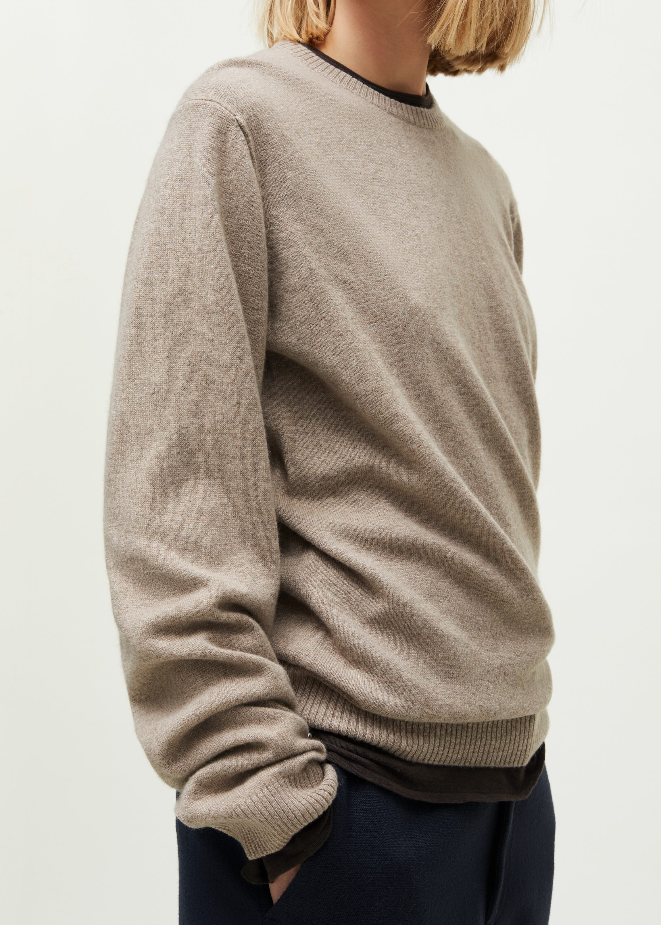 Leonardo sweater – pure cashmere | Pure Grain Sweater aiayu
