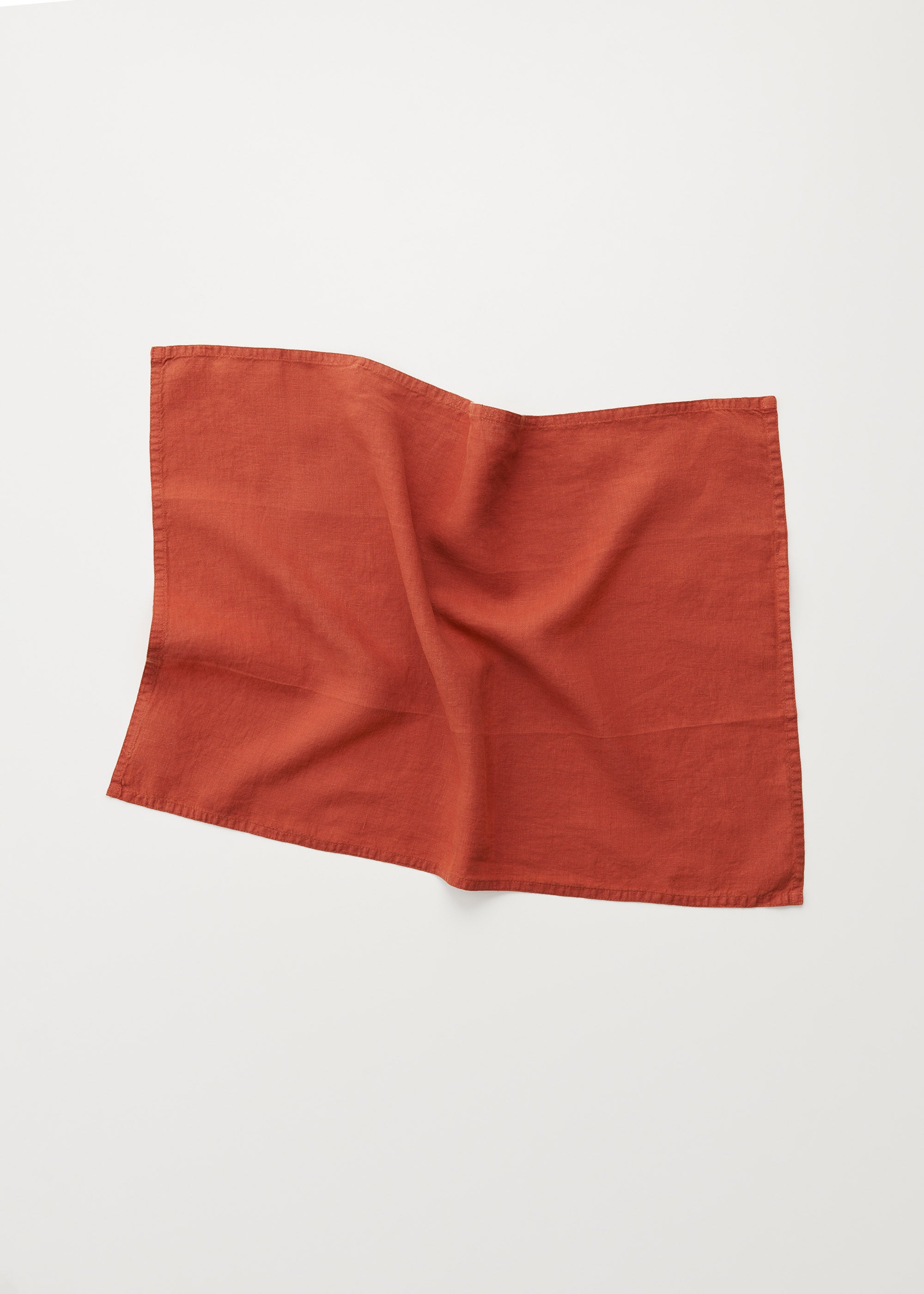 Linen kitchen towel (set of 2 pcs) | Terracotta Other living aiayu