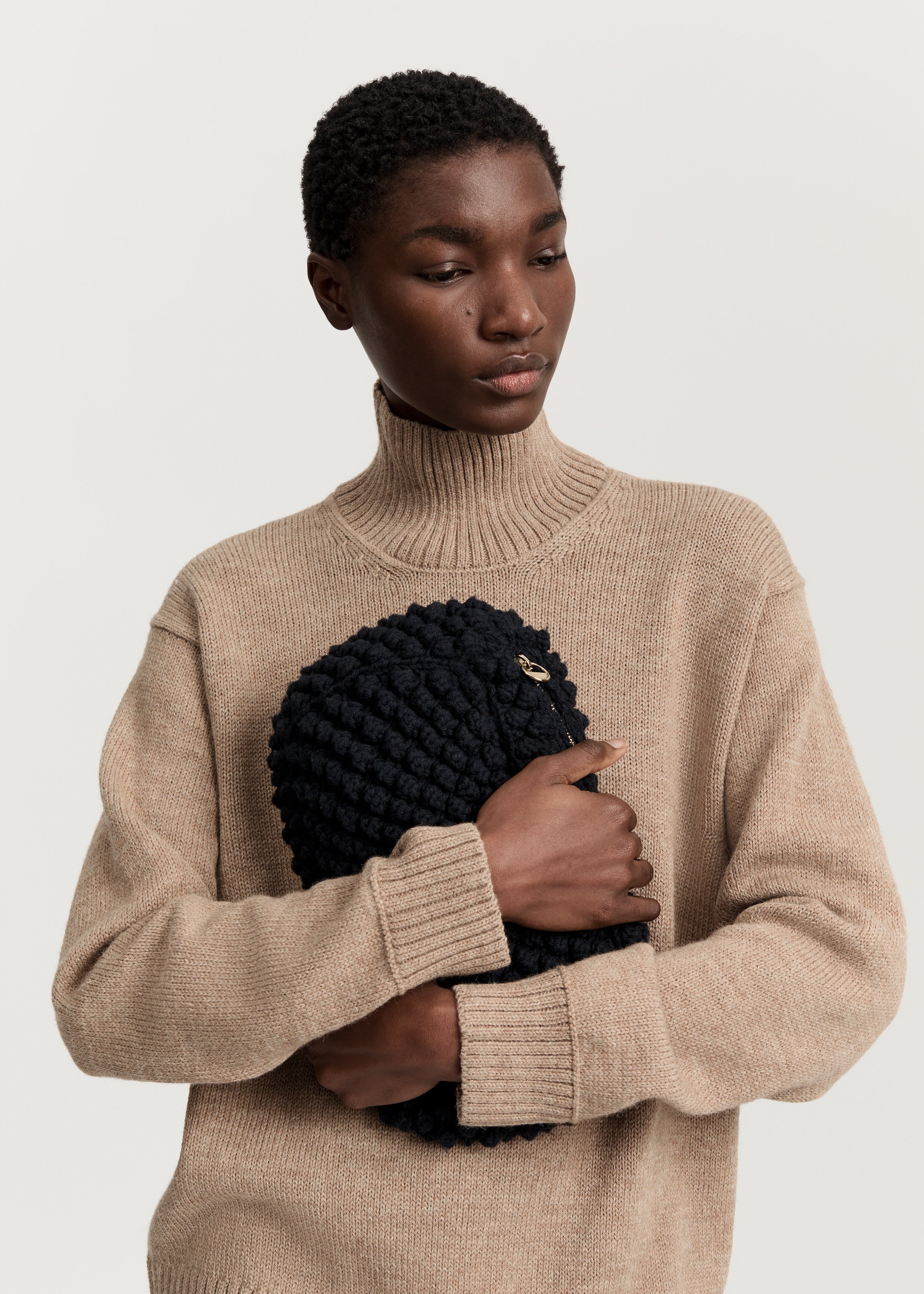 Linn clutch | Black Navy Purse aiayu