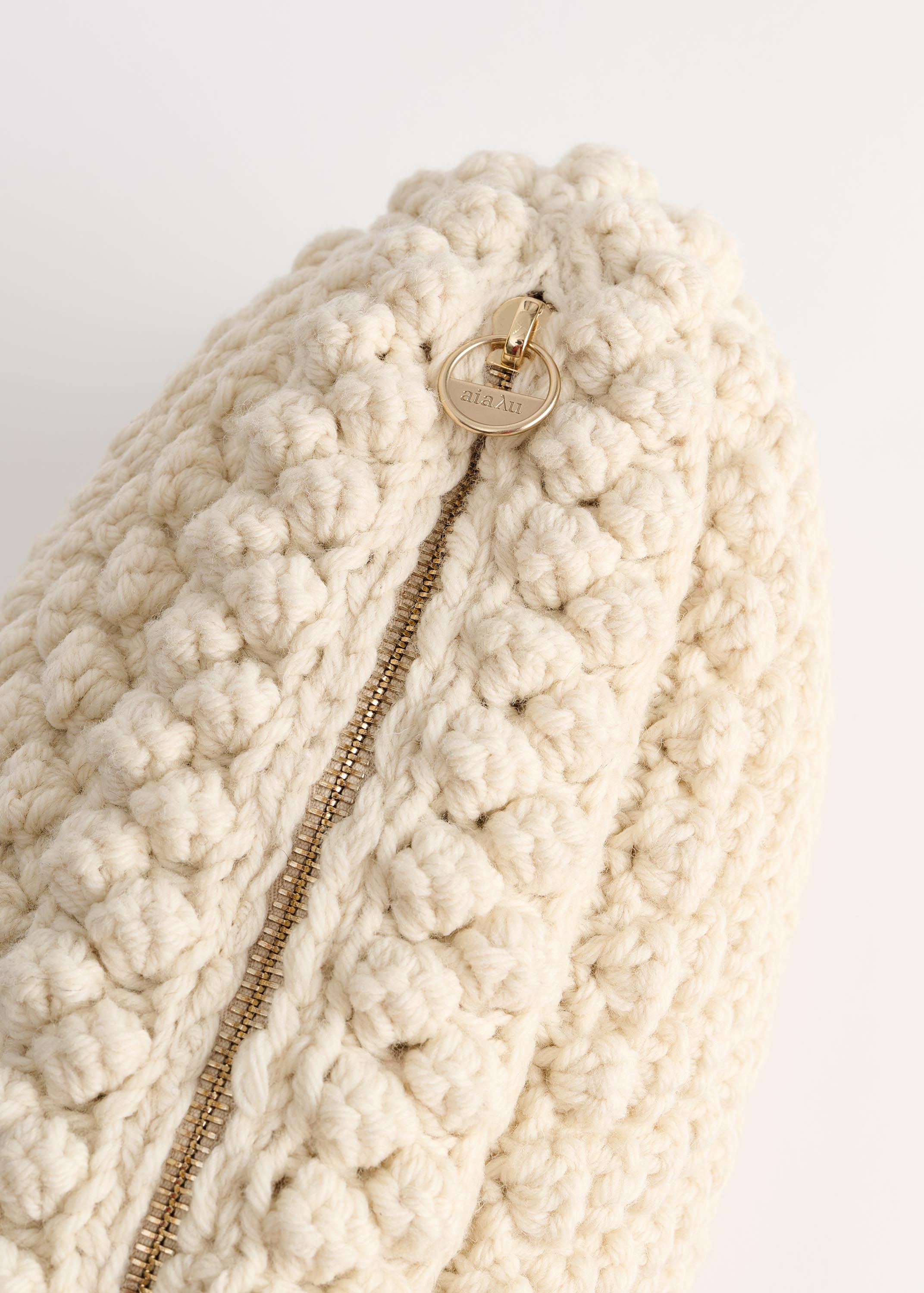 Linn clutch | Pure Ecru Purse aiayu