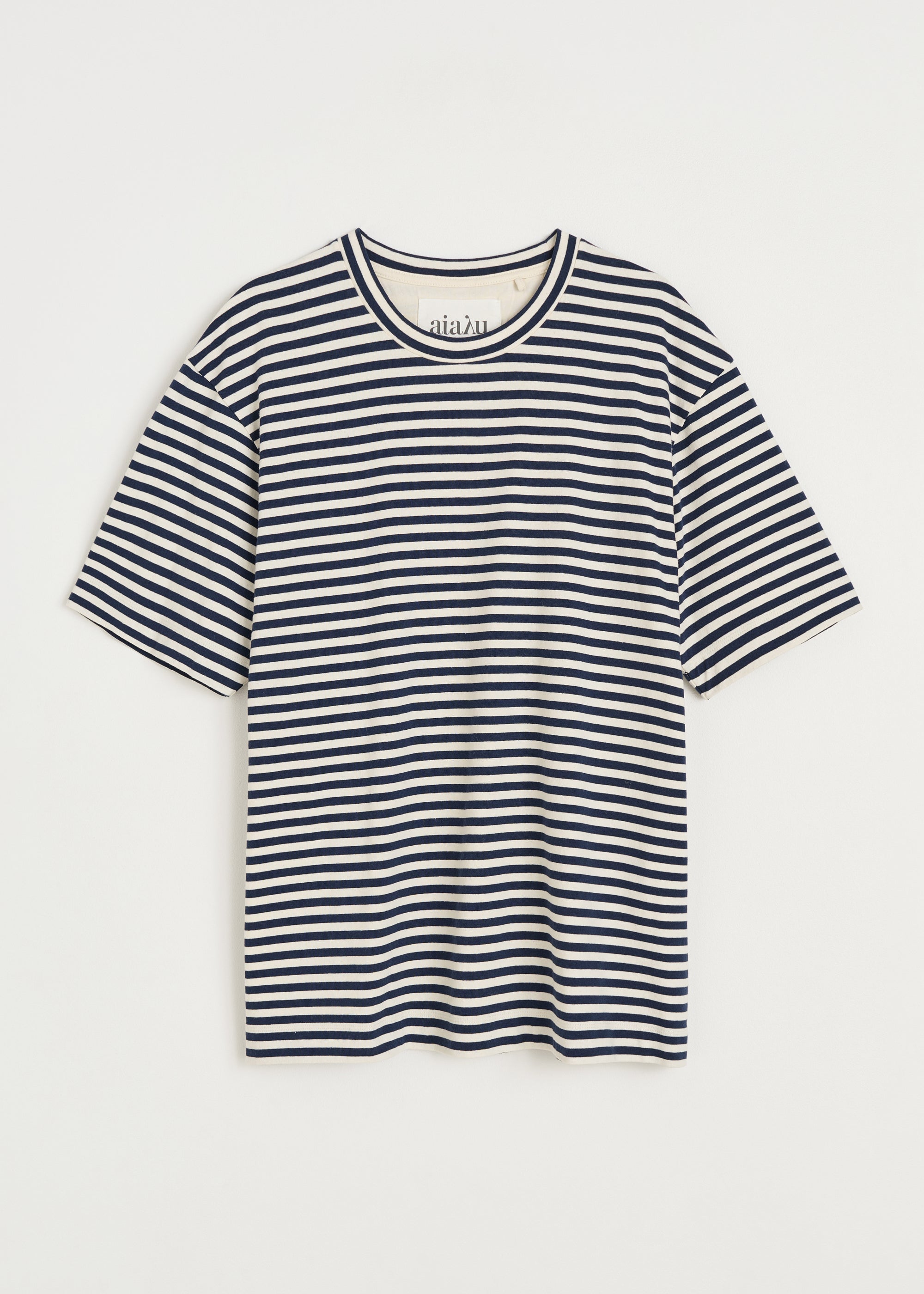Lui circular striped tee | Mix Night T-shirt aiayu