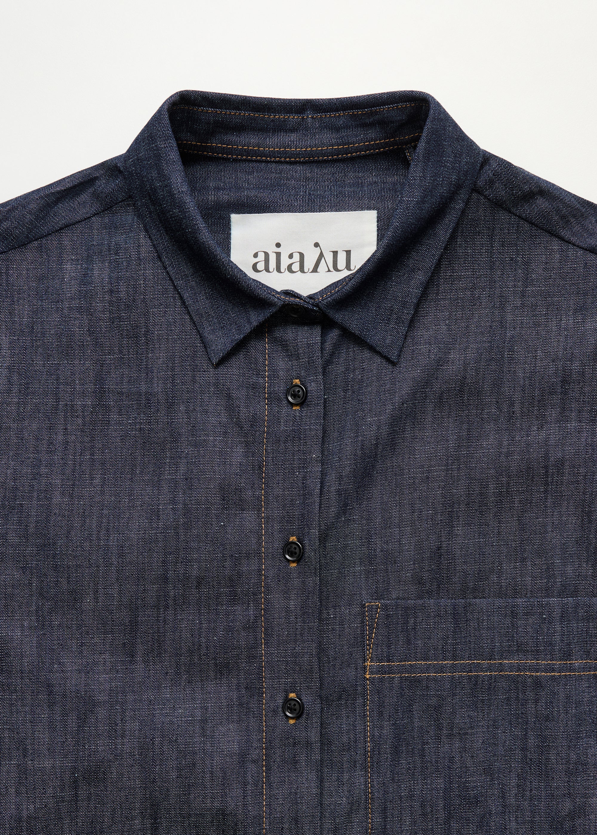 Lynette shirt denim | Classic Blue Shirt Woven aiayu