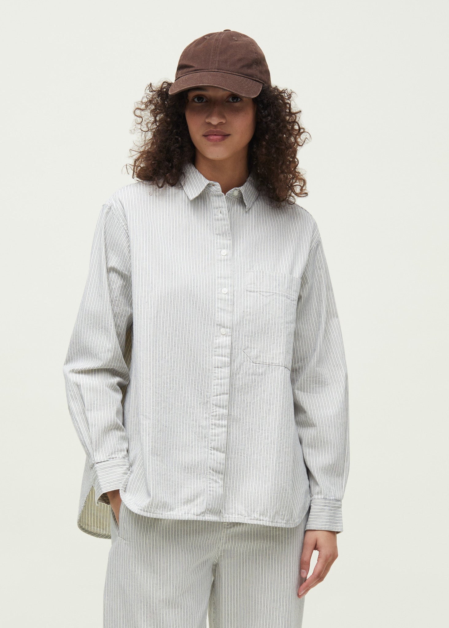 Lynette shirt striped | Night Sky Shirt Woven aiayu