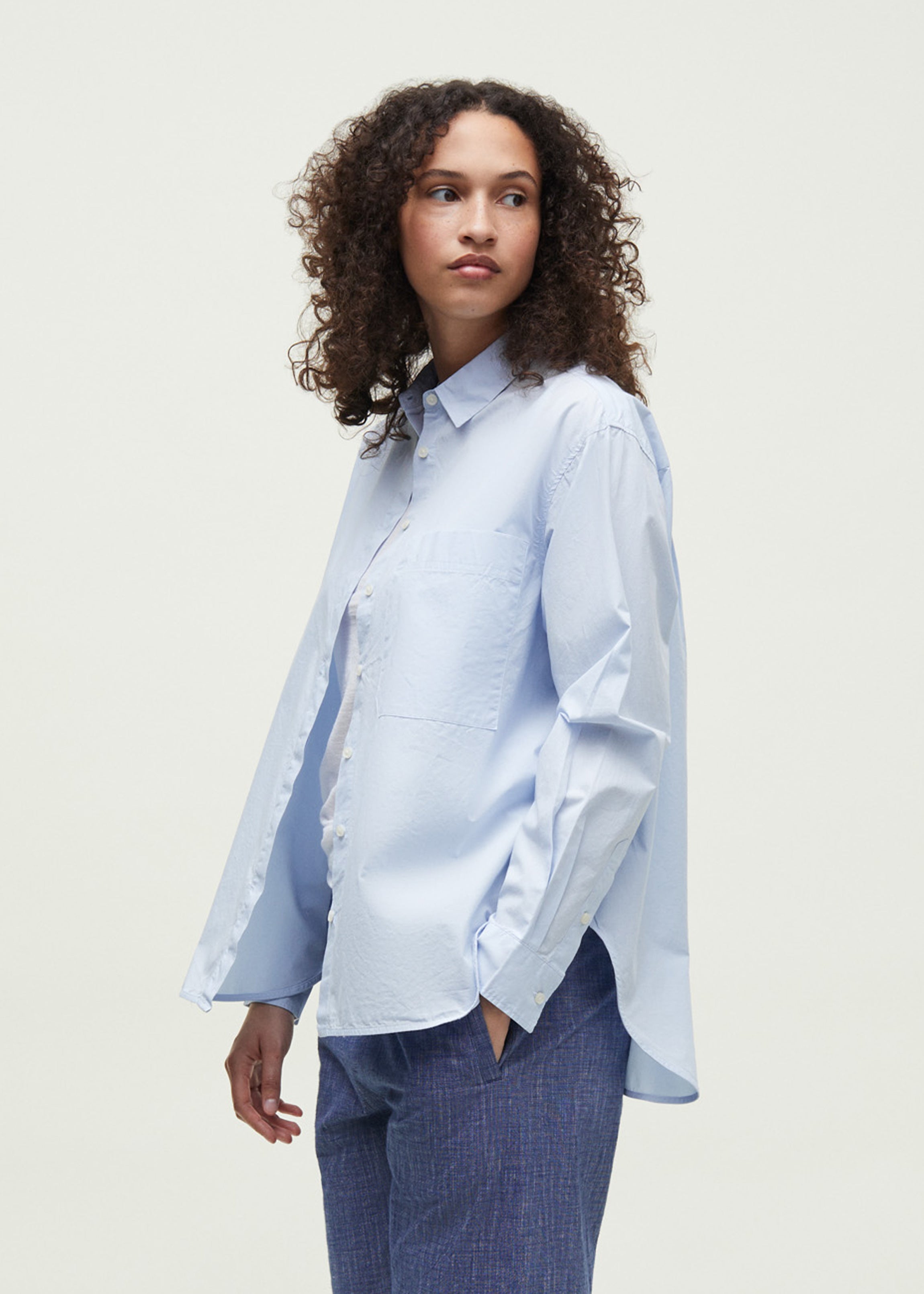 Lynette shirt | Blue Eyes Shirt Woven aiayu
