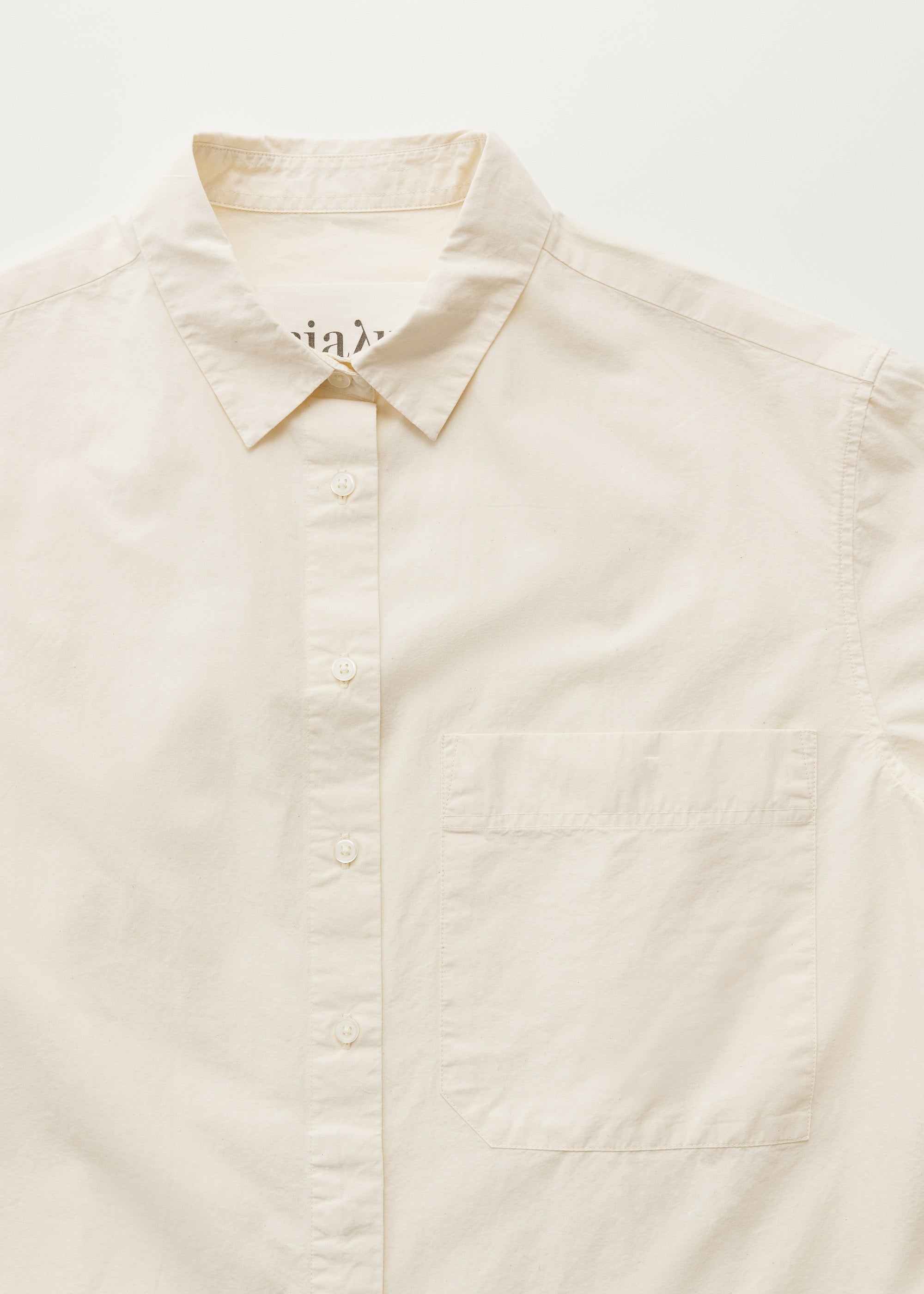 Lynette shirt | Pure Ecru Shirt Woven aiayu