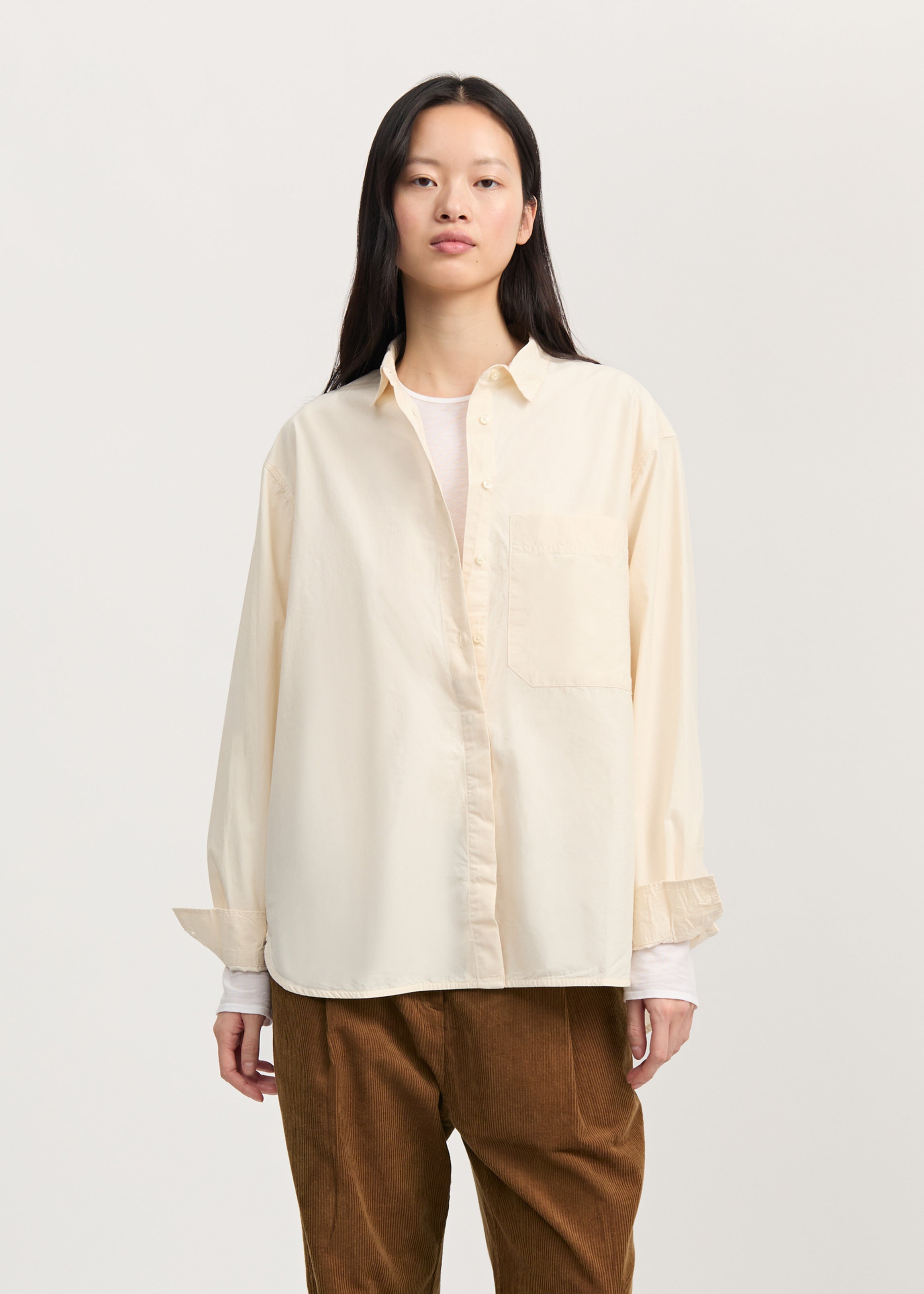 Lynette shirt | Pure Ecru Shirt Woven aiayu