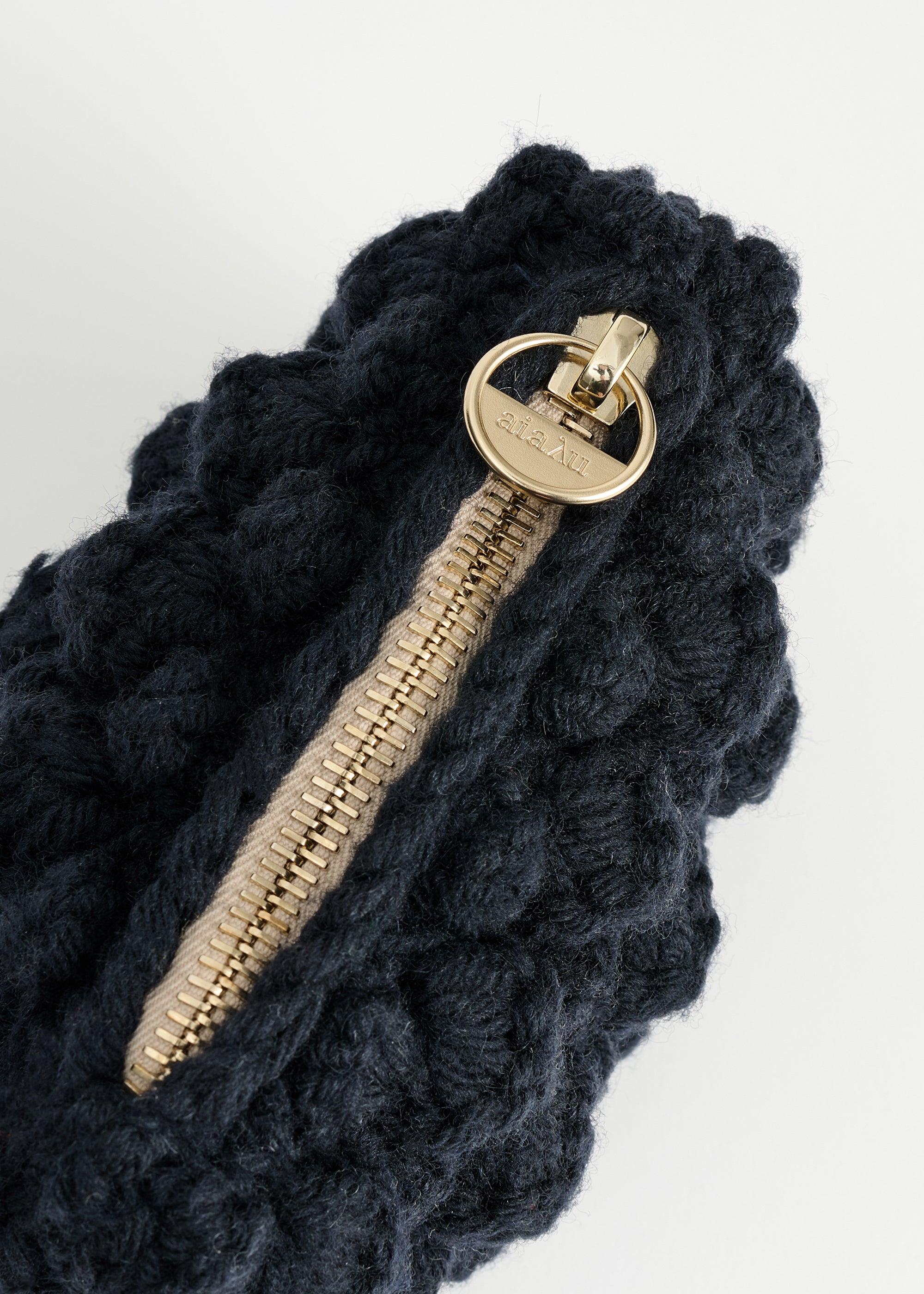 Mala wallet | Black Navy Purse aiayu