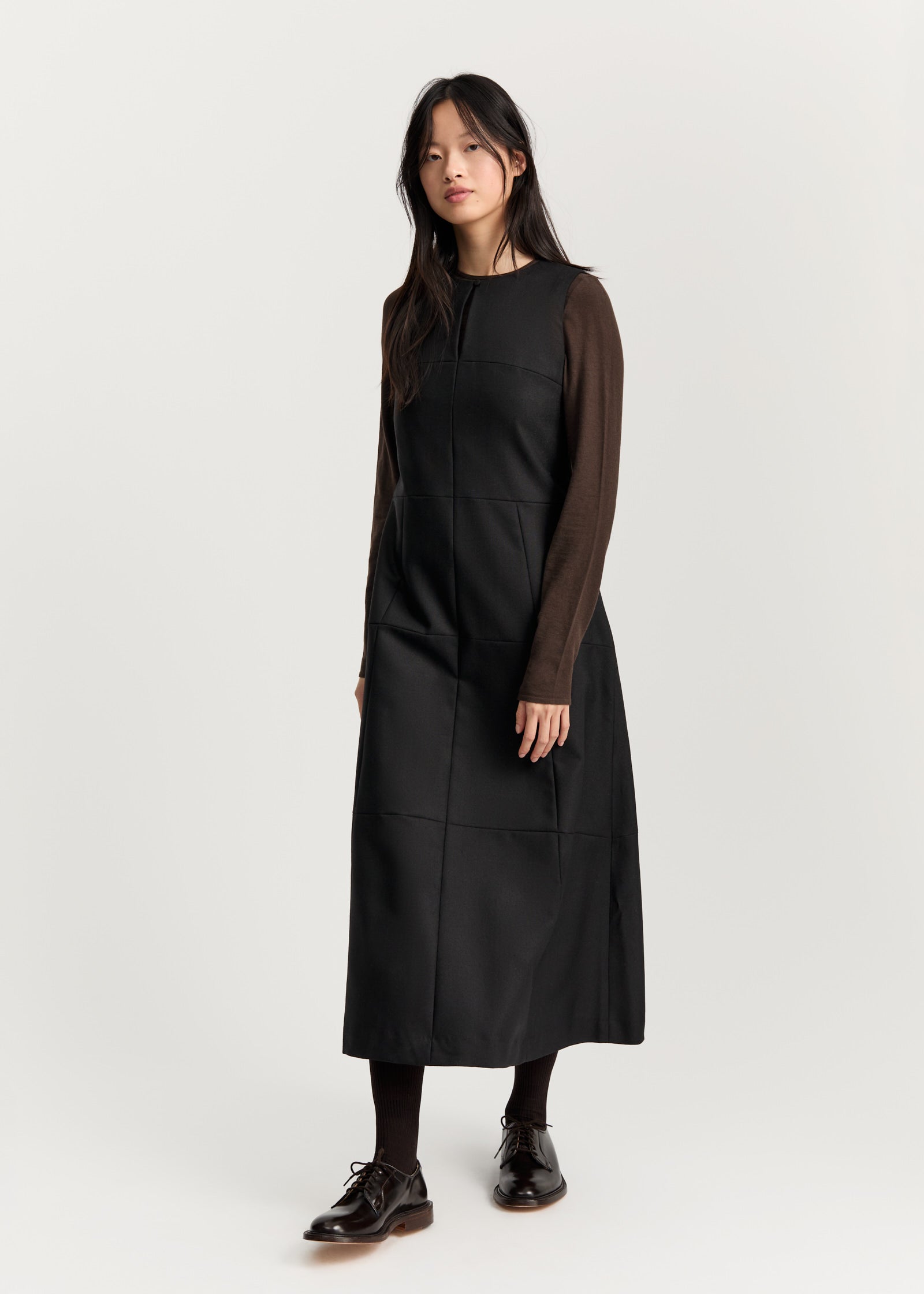 Martha dress – wool | Black Dress aiayu
