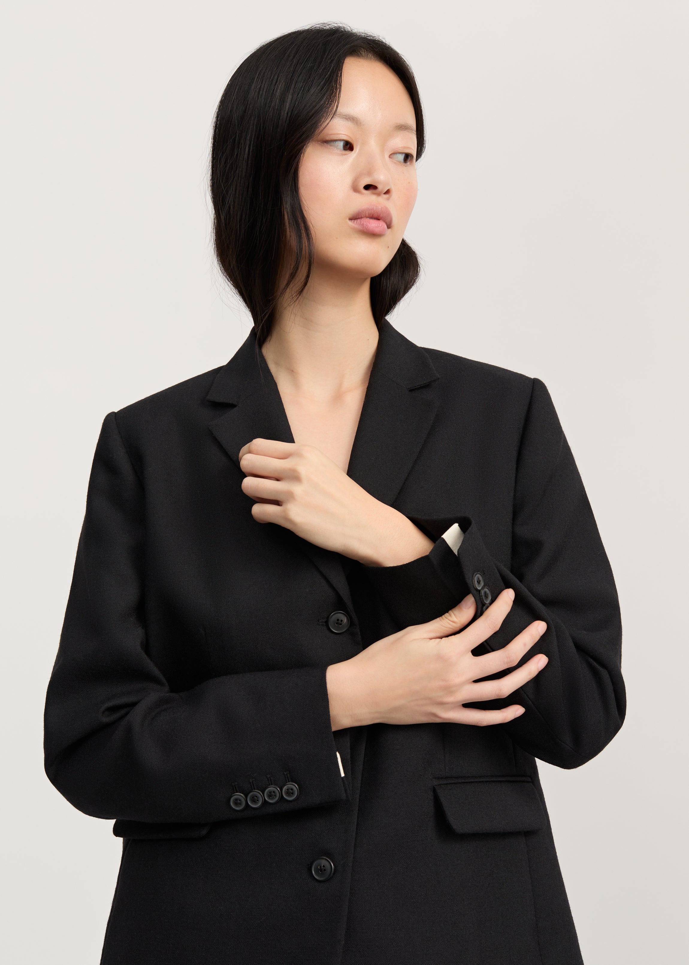 Mason blazer – wool | Black Jacket aiayu