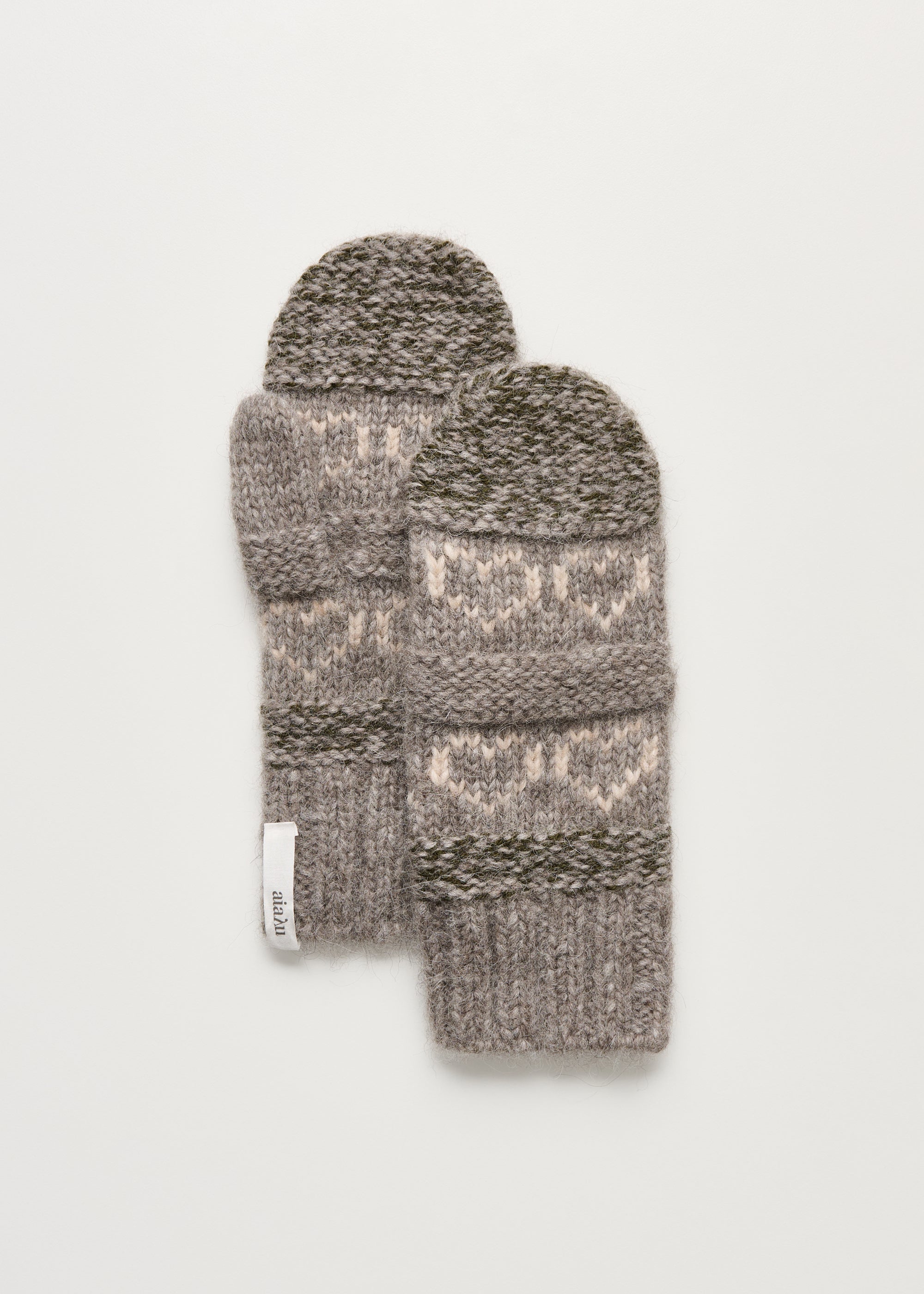 Mei mittens – wool | Mix Bark Mittens aiayu