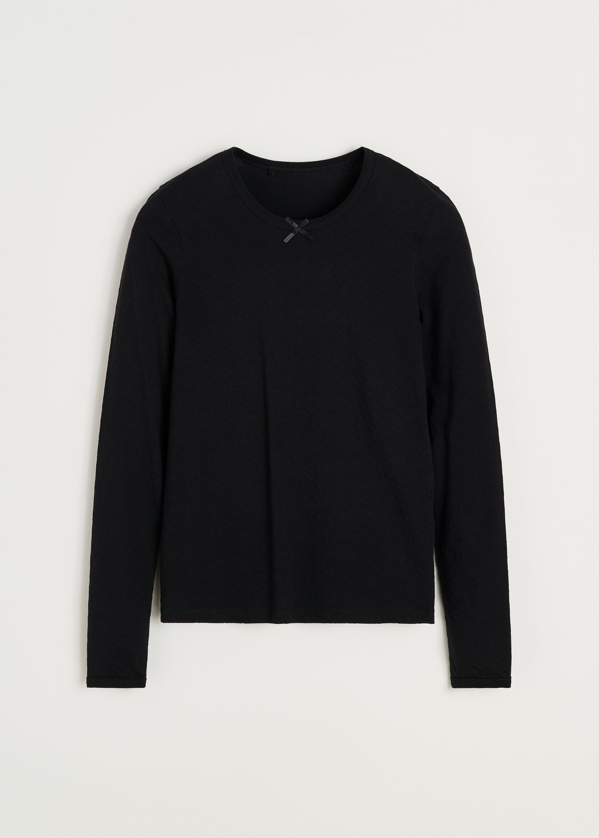 Messhu long sleeve | Black T-shirt aiayu
