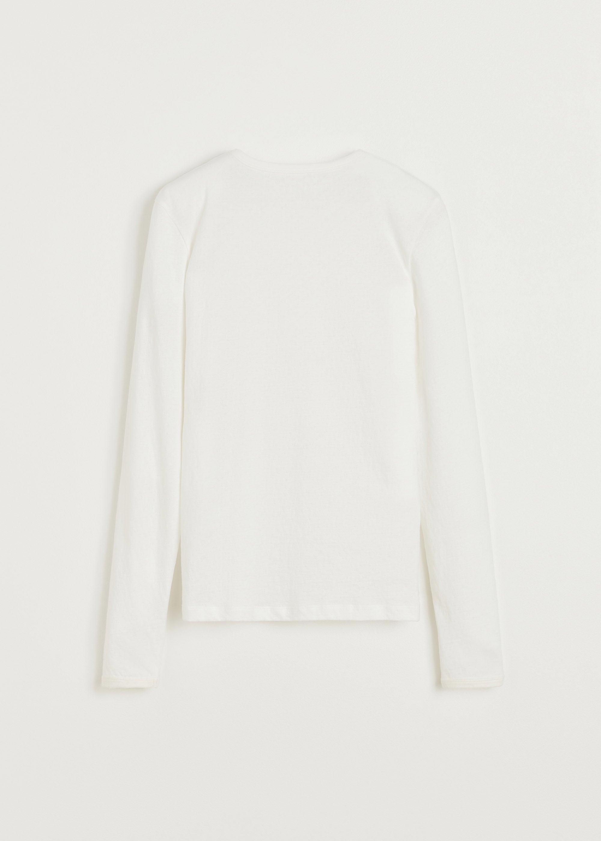 Messhu long sleeve | Pure Ecru T-shirt aiayu