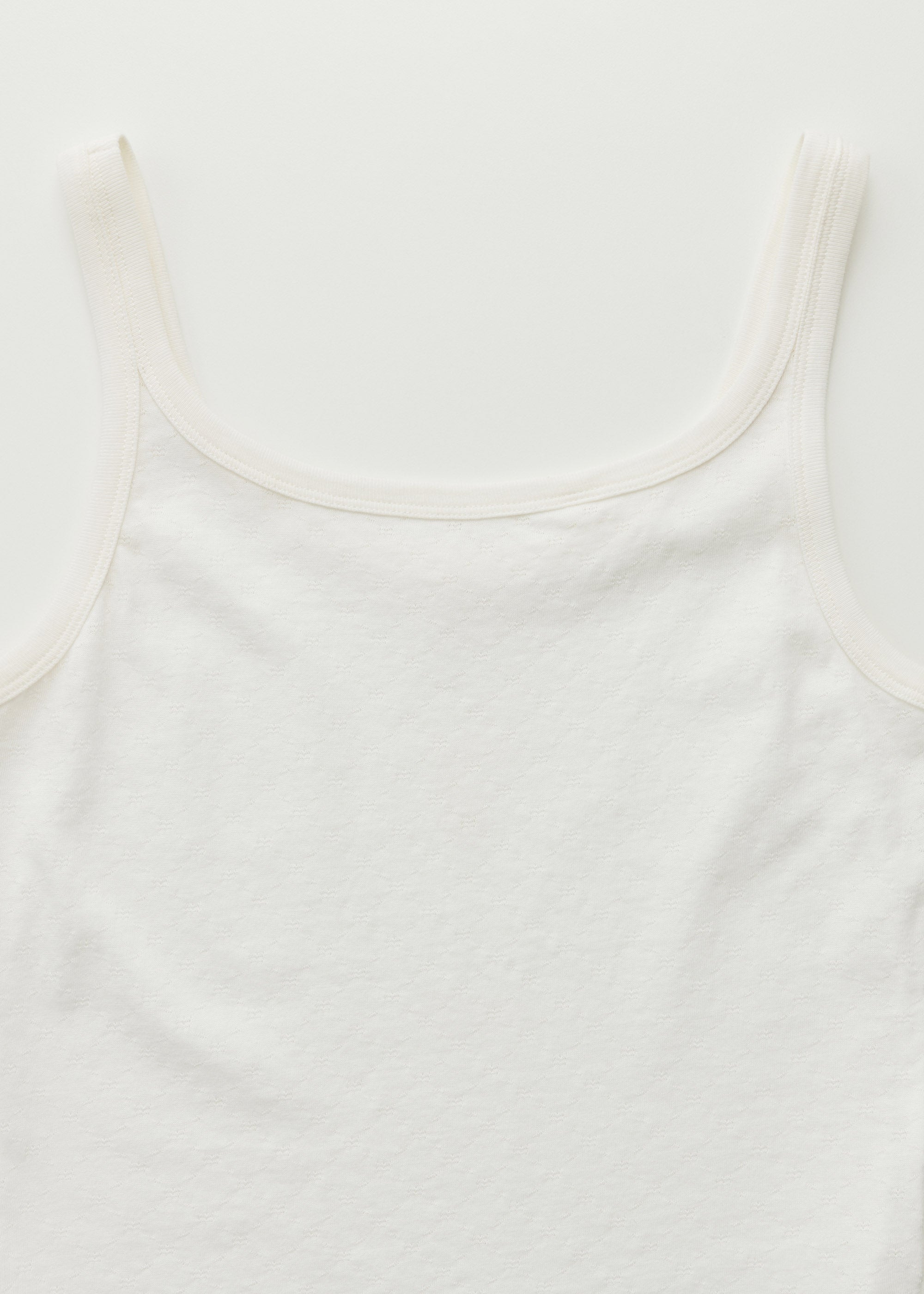 Messhu tank | Pure Ecru Top aiayu