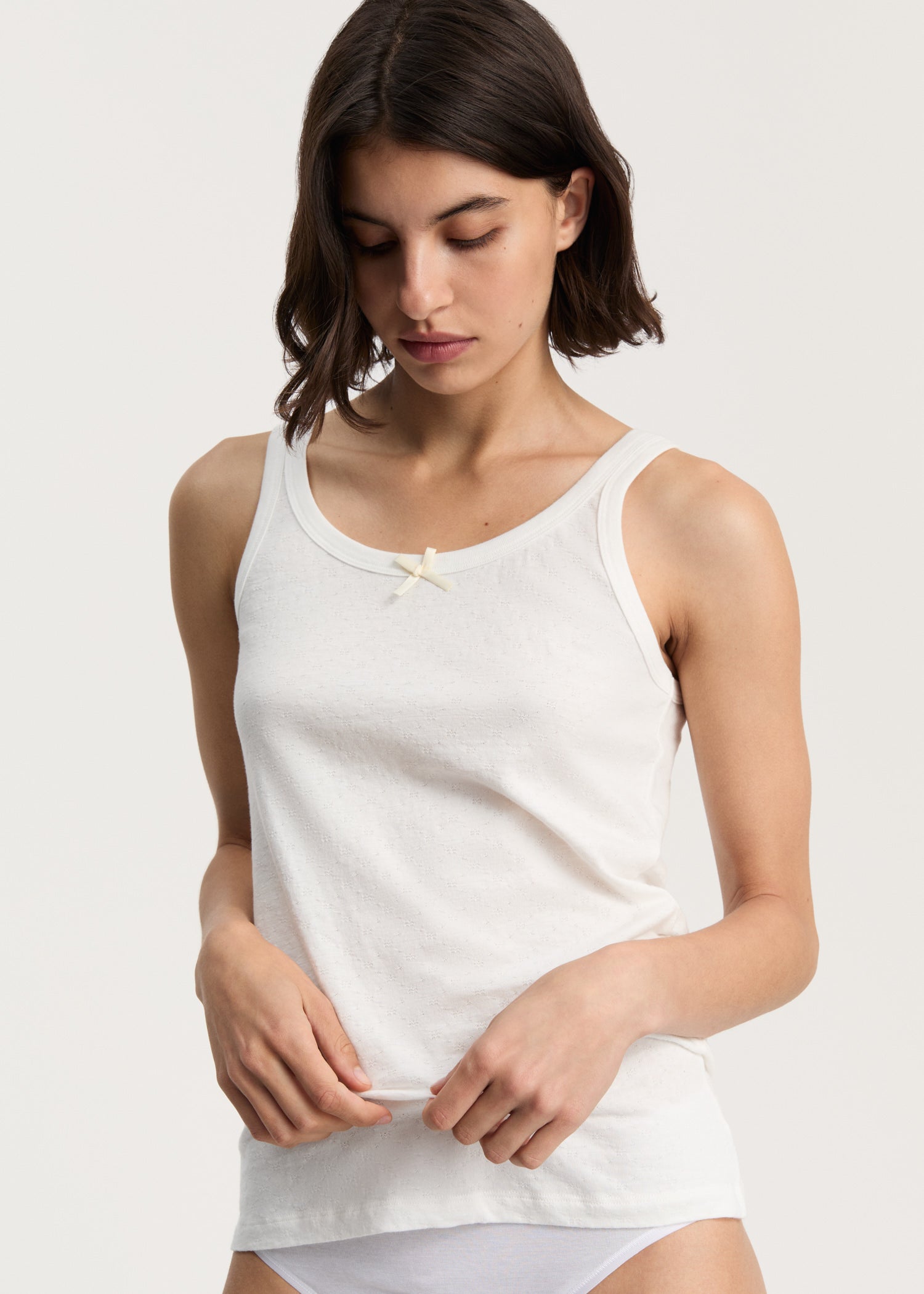 Messhu tank | Pure Ecru