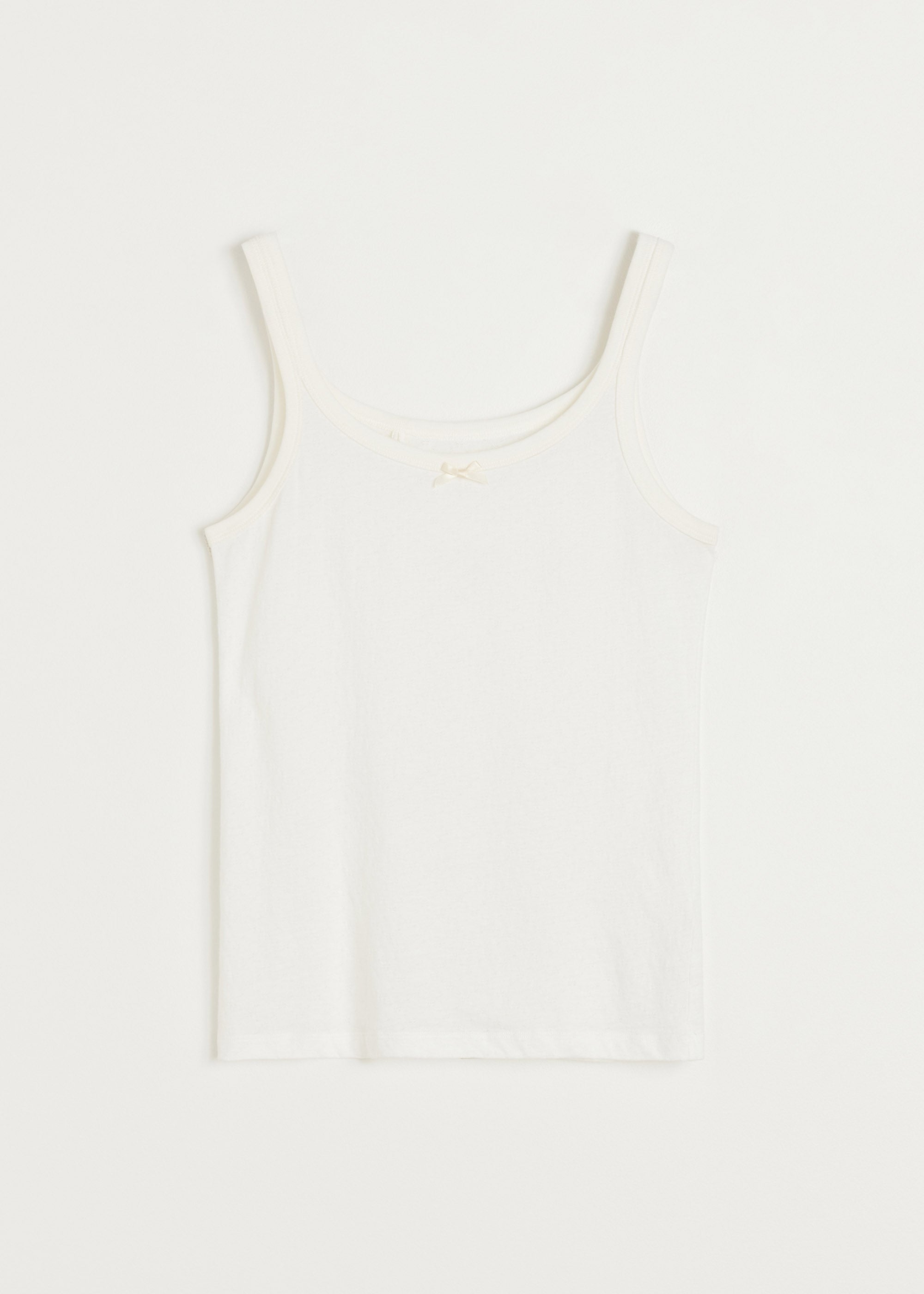 Messhu tank | Pure Ecru Top aiayu