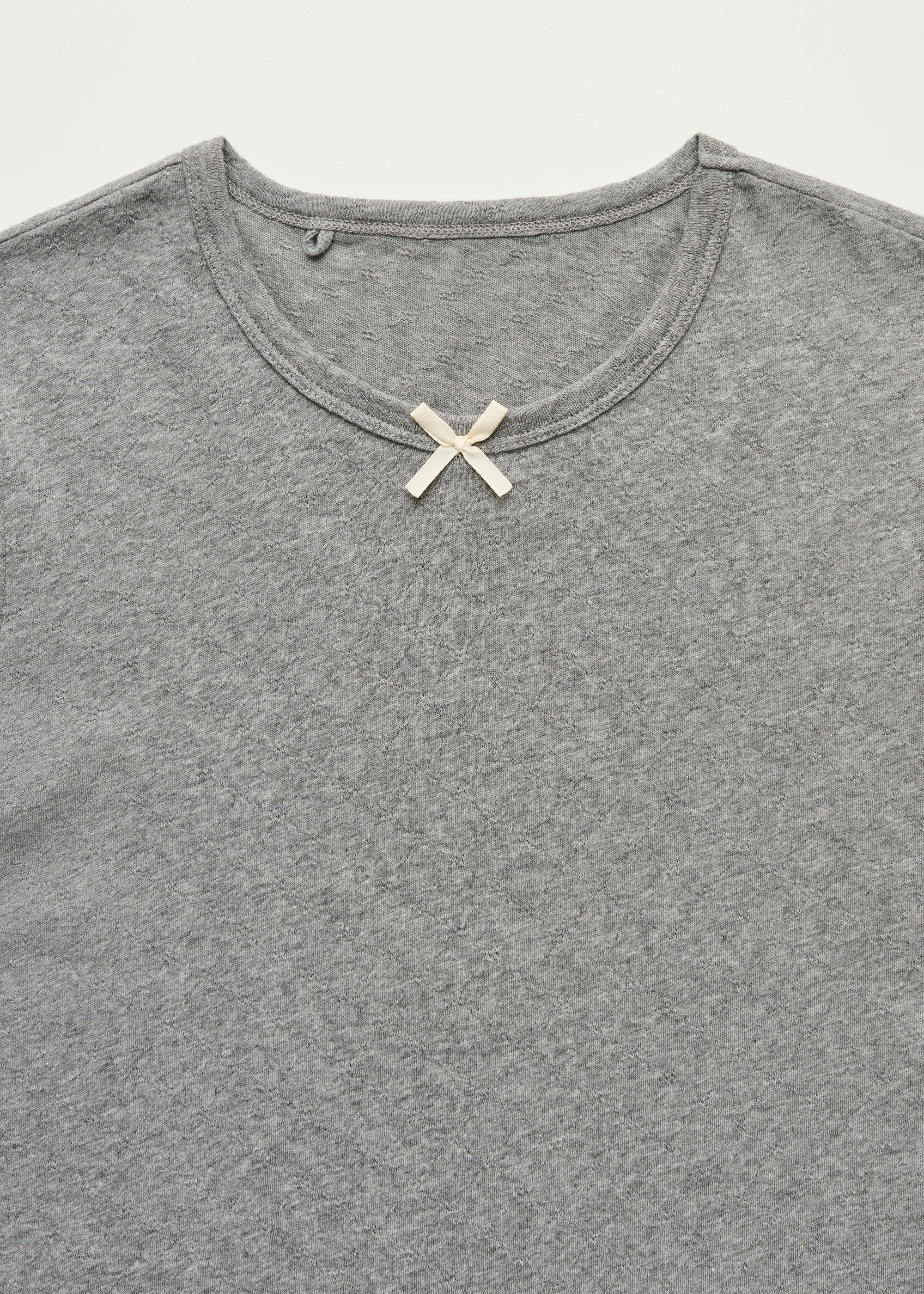 Messhu tee melange | Grey Melange T-shirt aiayu
