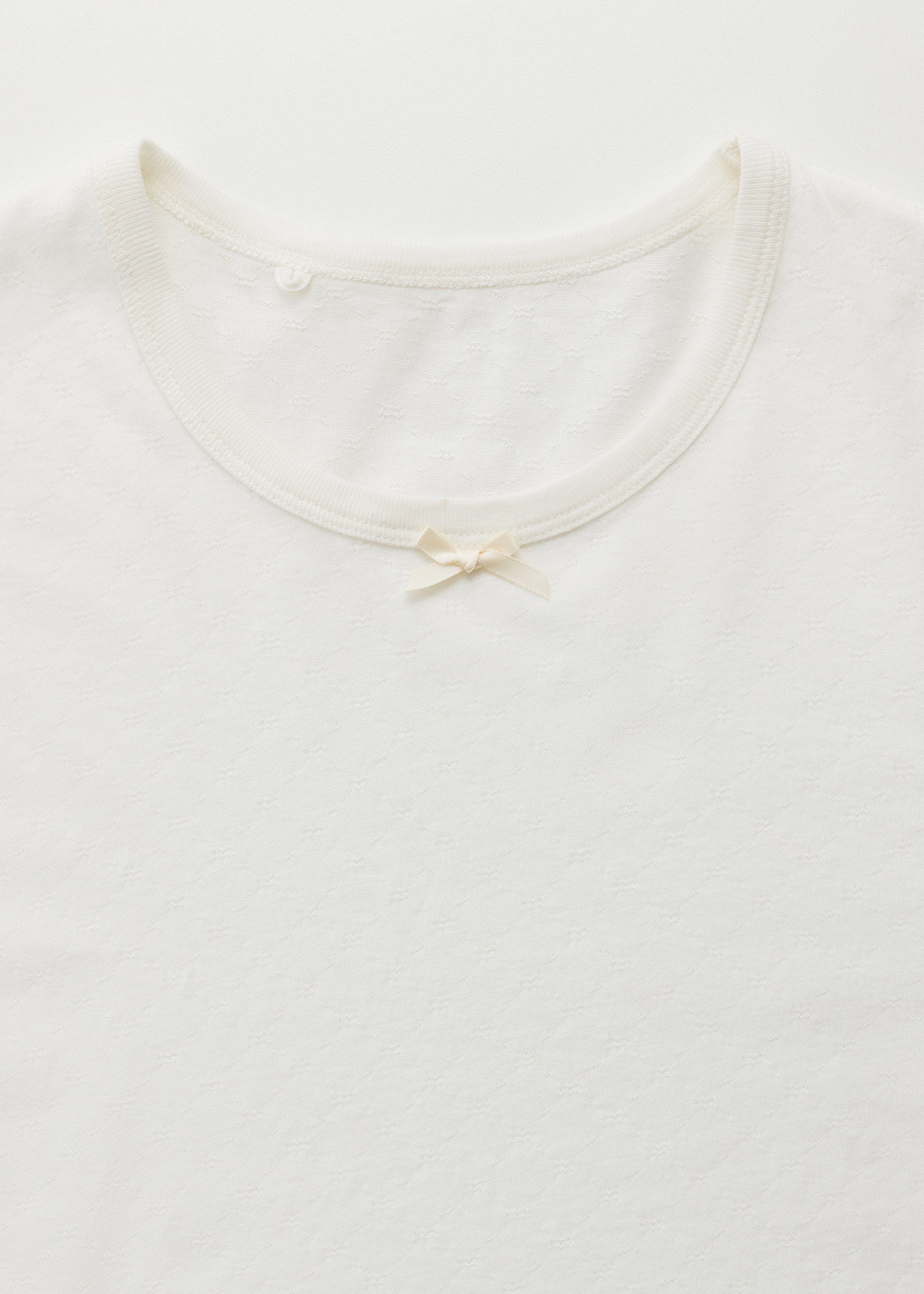 Messhu tee | Pure Ecru T-shirt aiayu