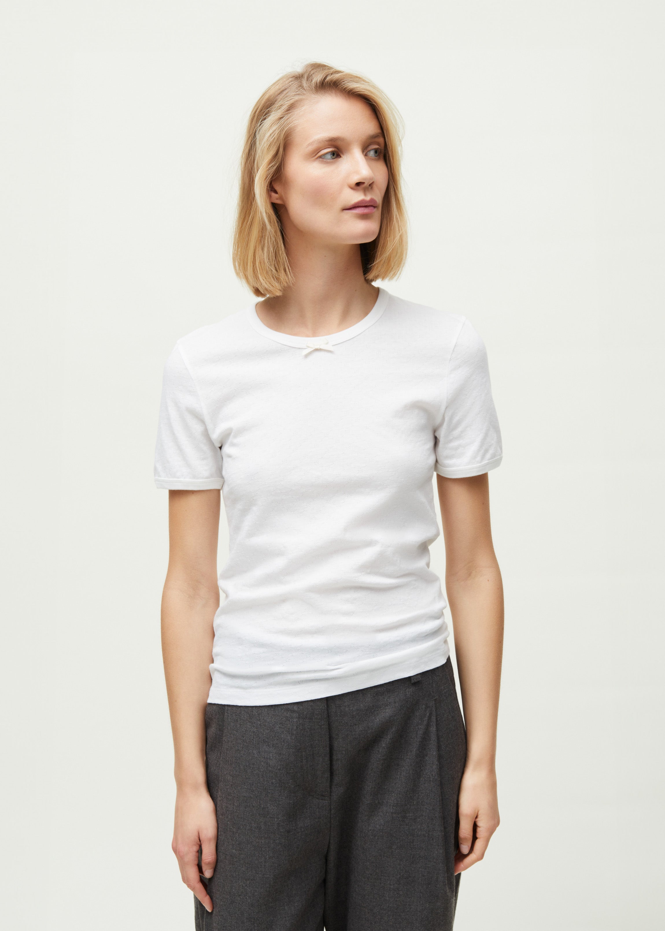 Messhu tee | Pure Ecru T-shirt aiayu