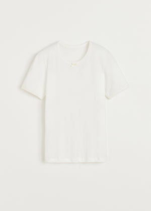 Messhu tee | Pure Ecru T-shirt aiayu