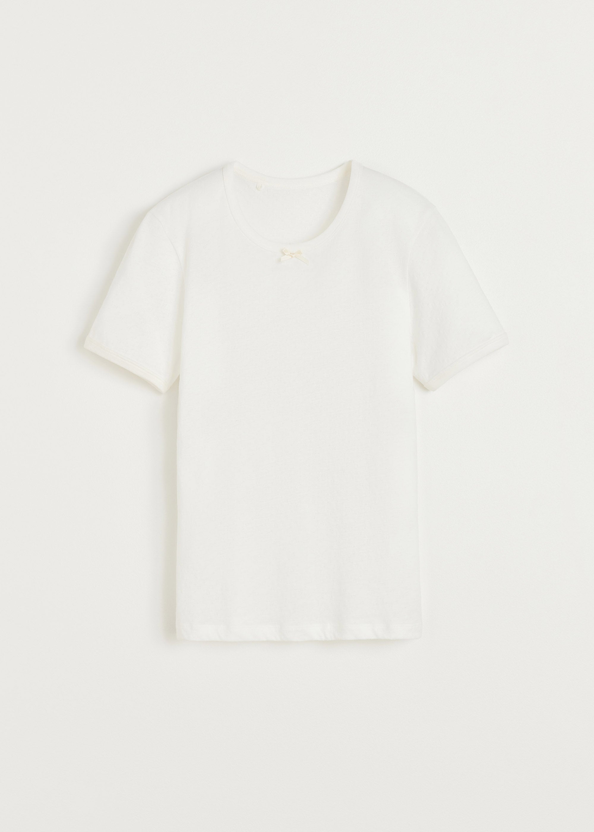 Messhu tee | Pure Ecru T-shirt aiayu