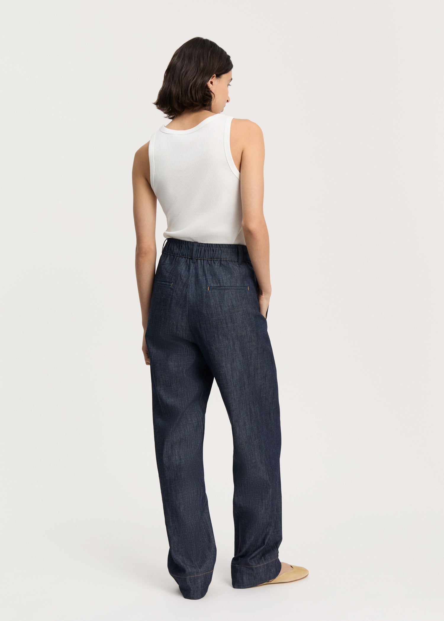 Miles pant denim | Classic Blue Pants aiayu