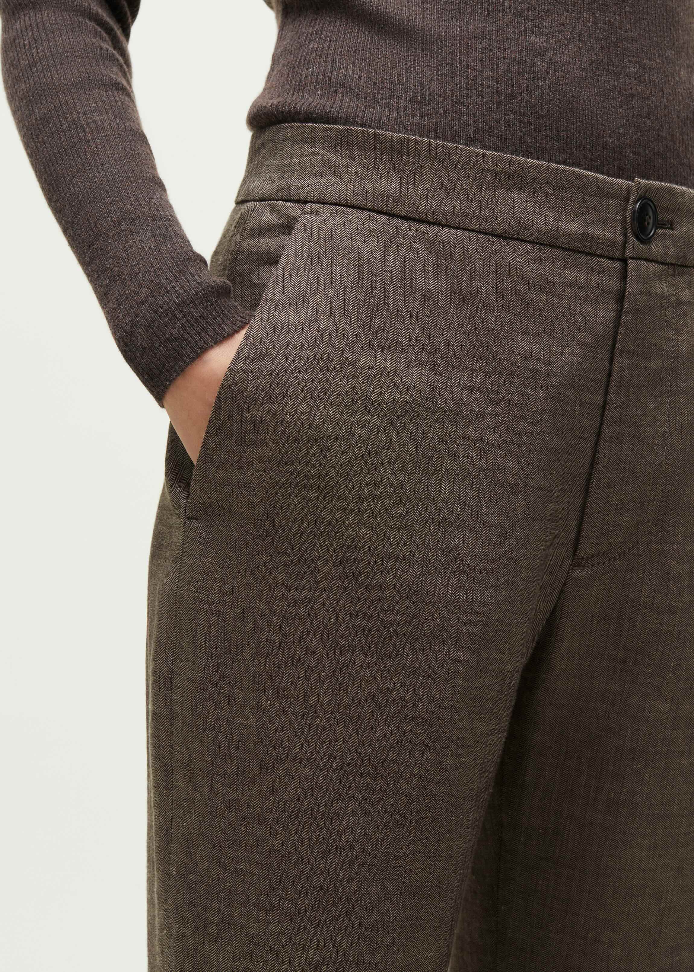 Milo pant herringbone | Mix Golden Pants aiayu