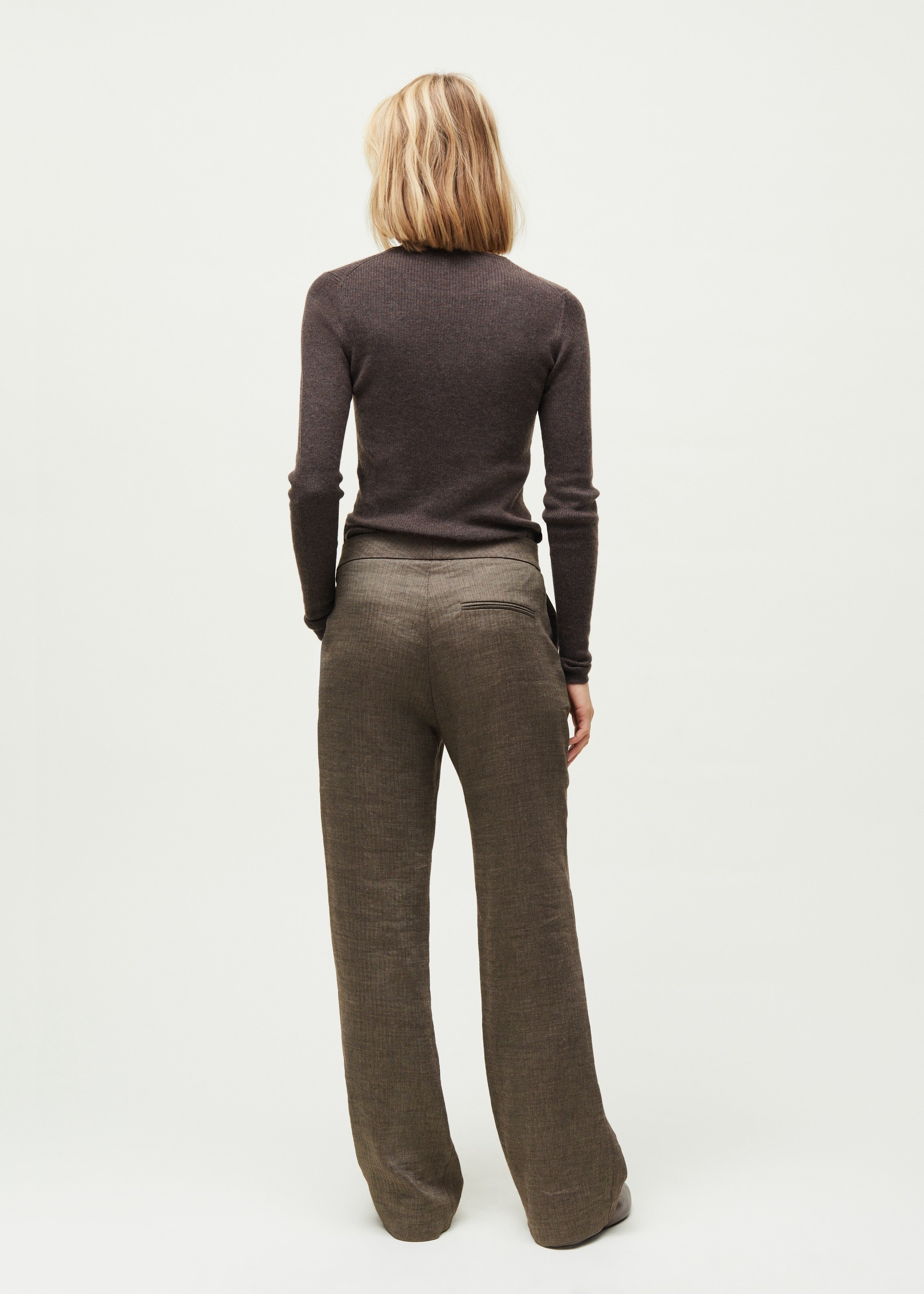 Milo pant herringbone | Mix Golden Pants aiayu