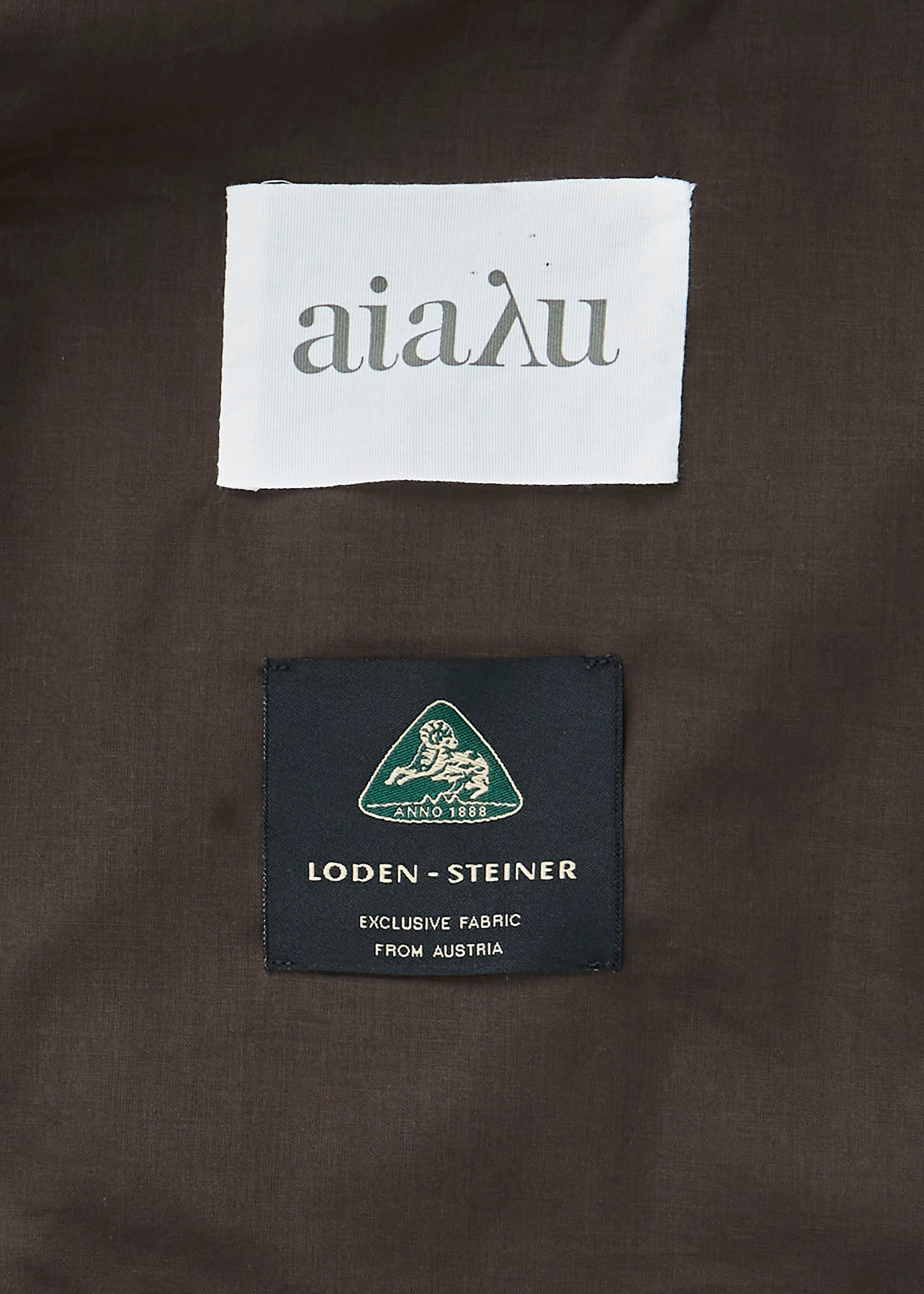 Moa jacket – loden wool | Pure Dark Brown Coat aiayu