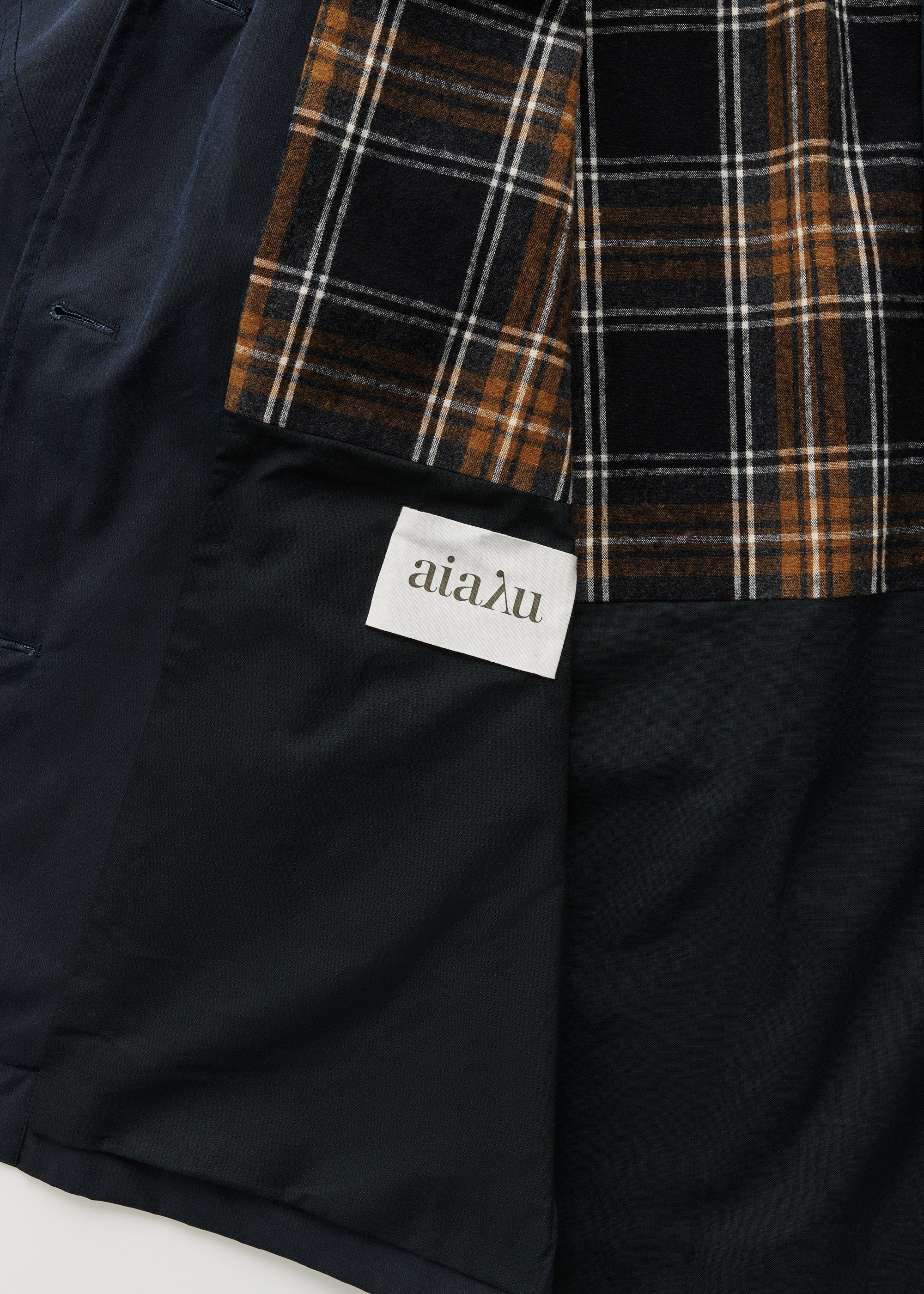 Moa jacket – oilskin | Navy Jacket aiayu