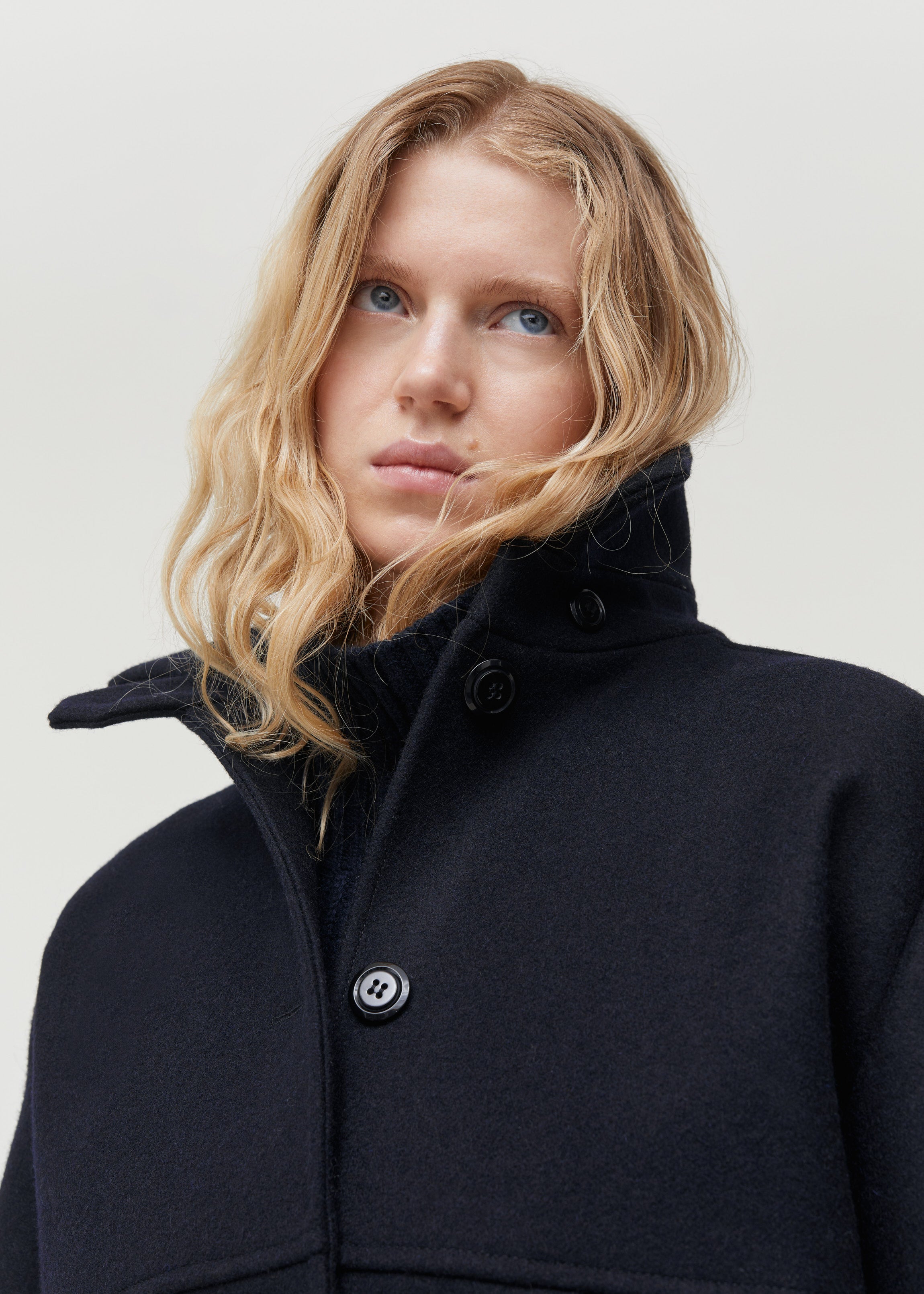 Moa jacket – loden wool | Navy Coat aiayu
