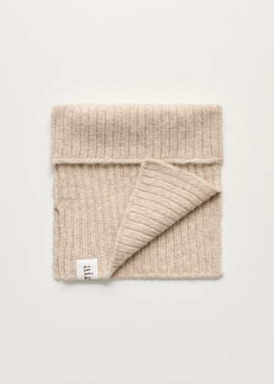 Nellie neck warmer | Pure Beige Scarf aiayu