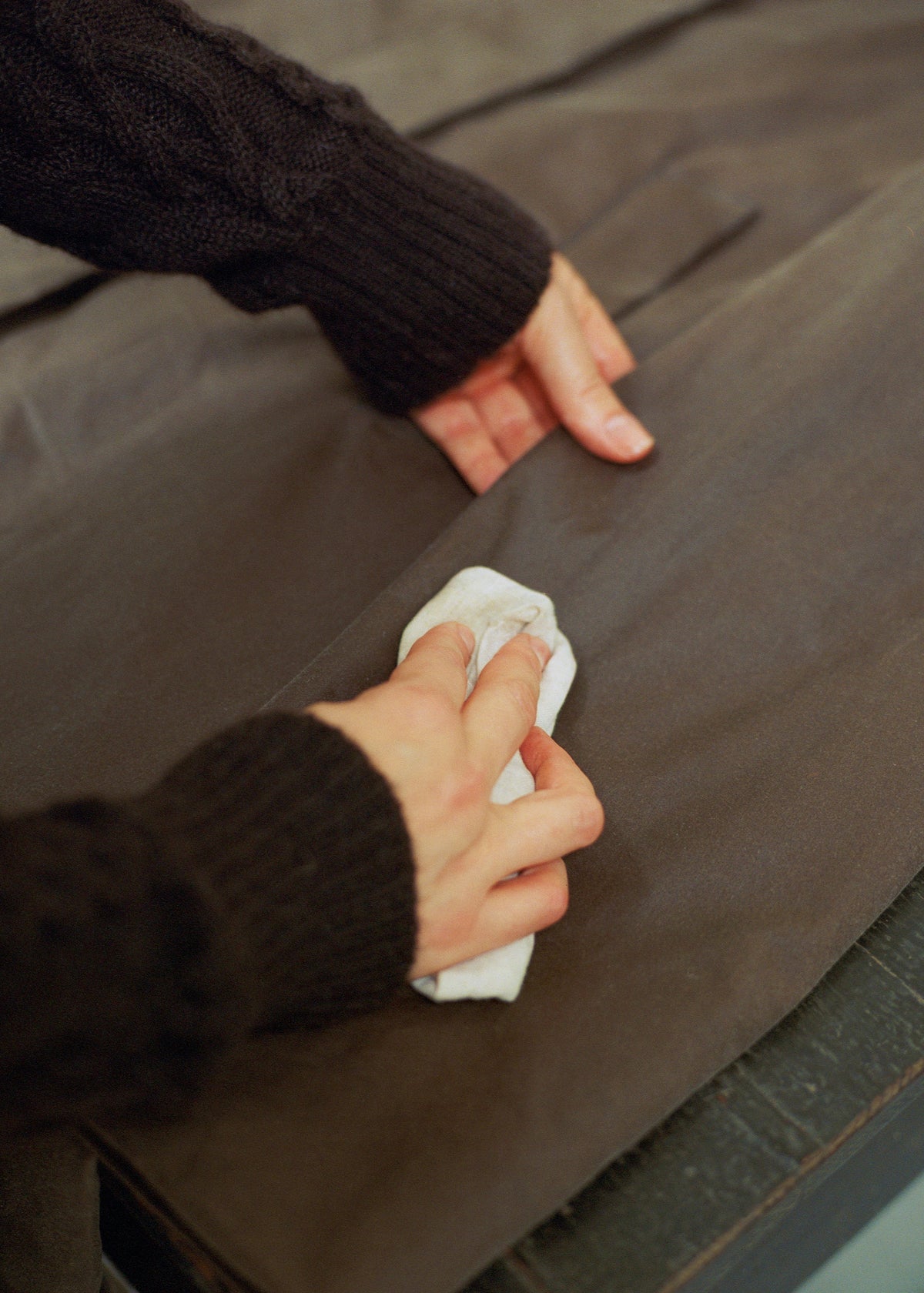 Re-wax oilskin service Repair aiayu