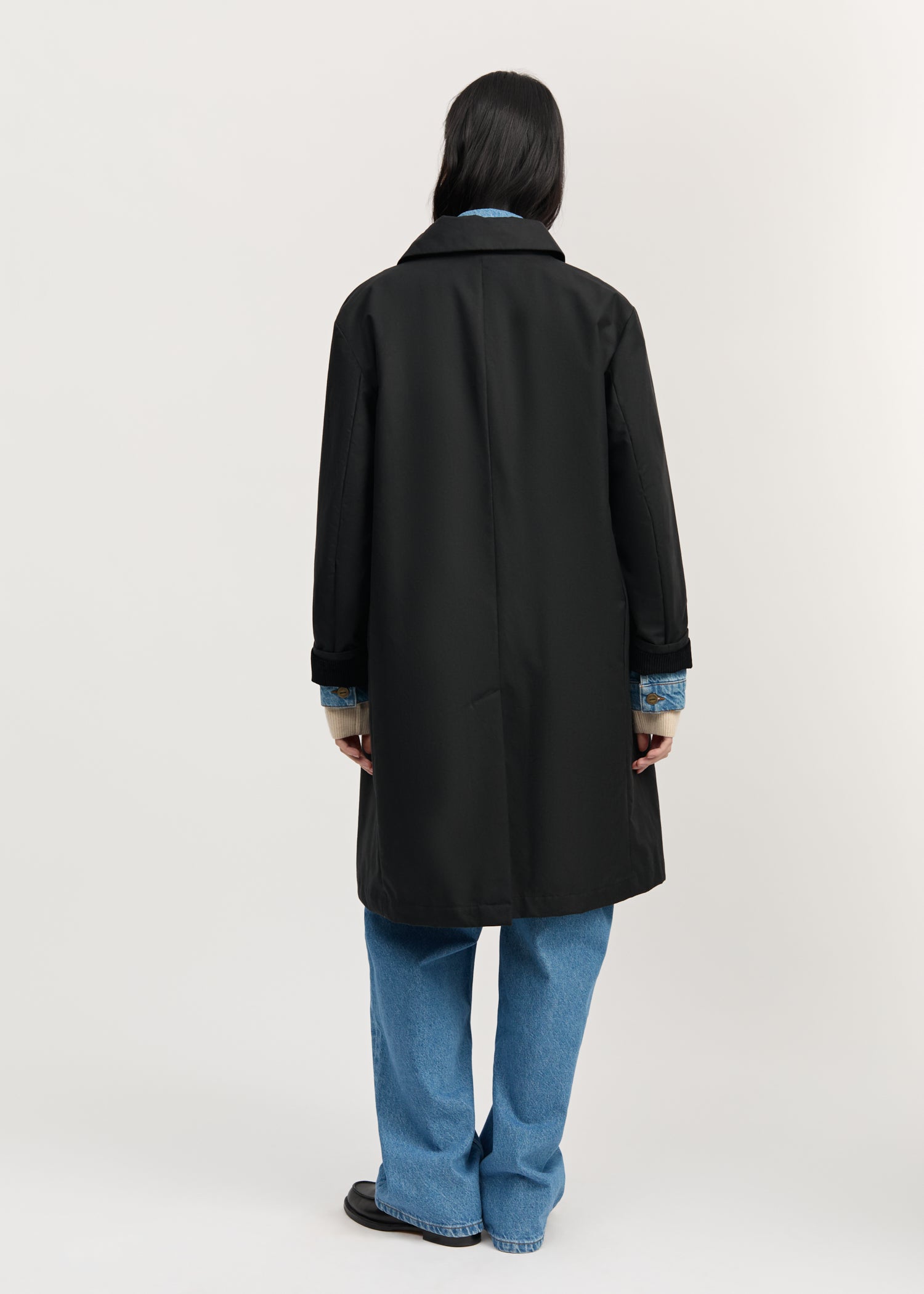 Noor coat – oilskin | Black Jacket aiayu