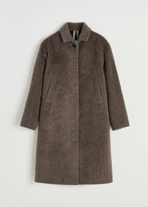 Noor coat – wool | Yak Melange Jacket aiayu