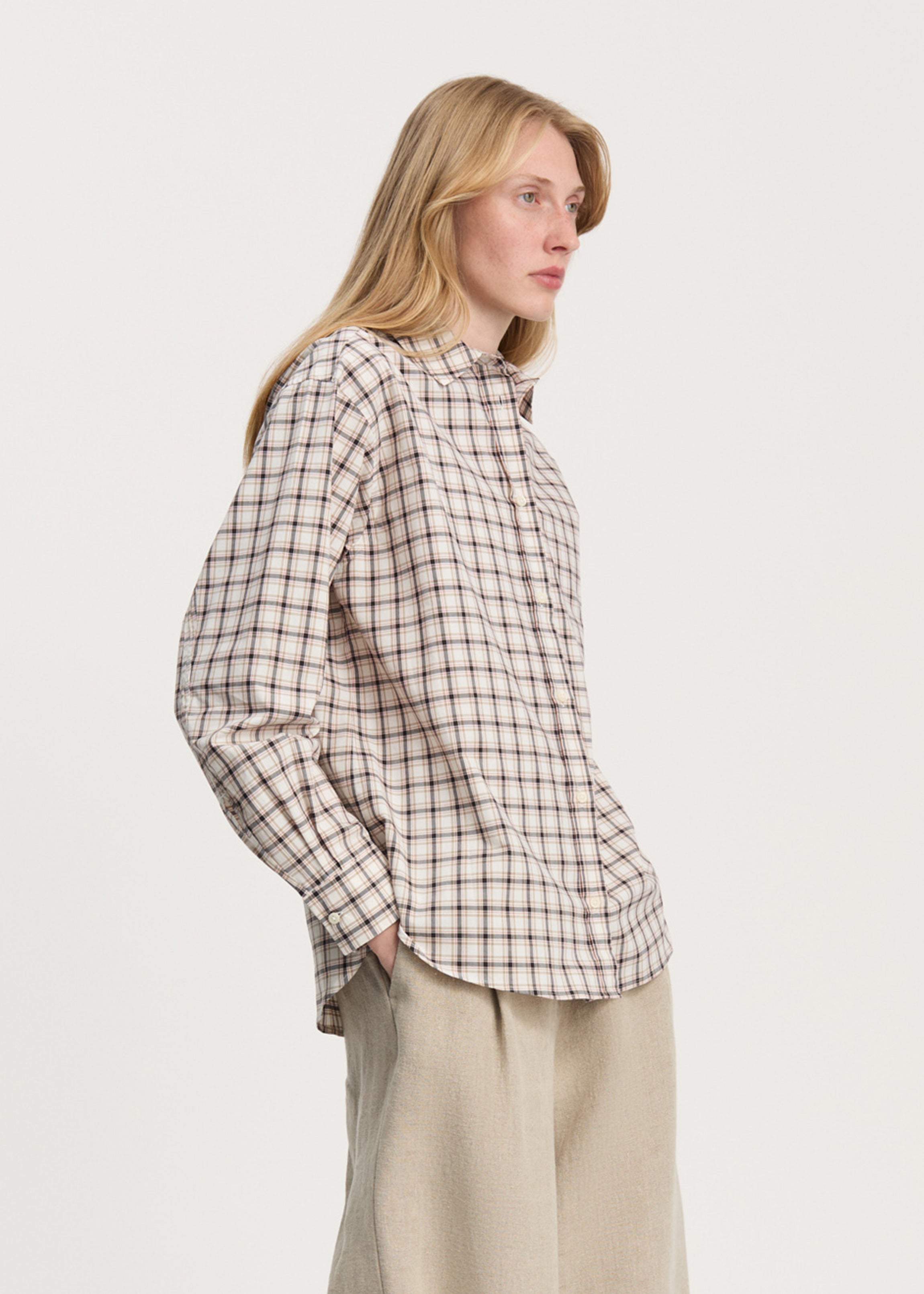 Penny shirt check | Mix Osaka Shirt Woven aiayu